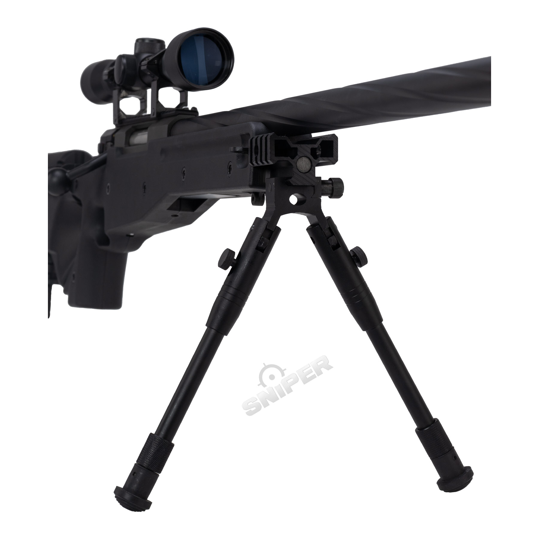 Specna Arms SA-S14 Scharfschützengewehr High-Power w/ Scope & Bipod, Black