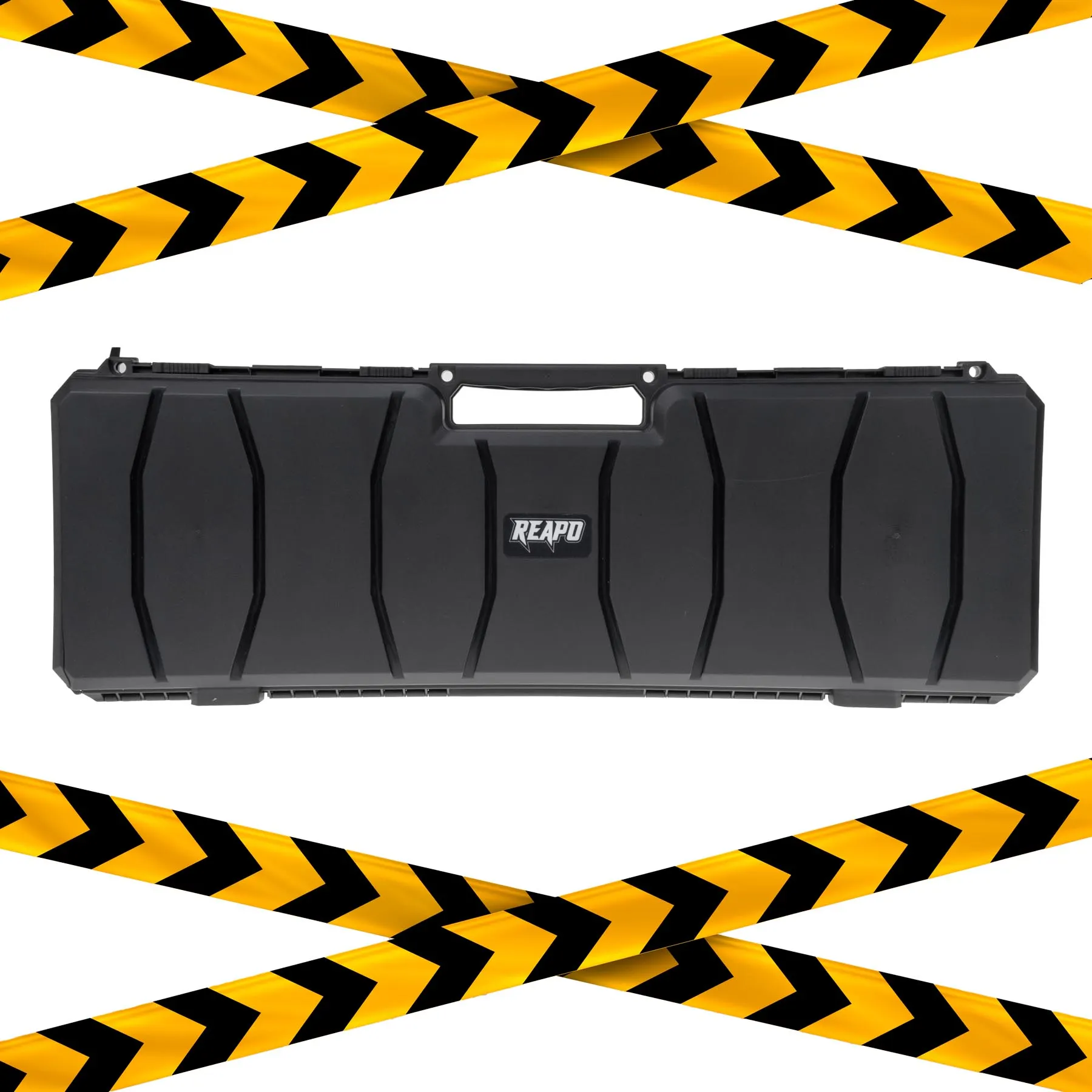B-Ware Reapo Wavefoam Waffenkoffer 100x35cm, Black