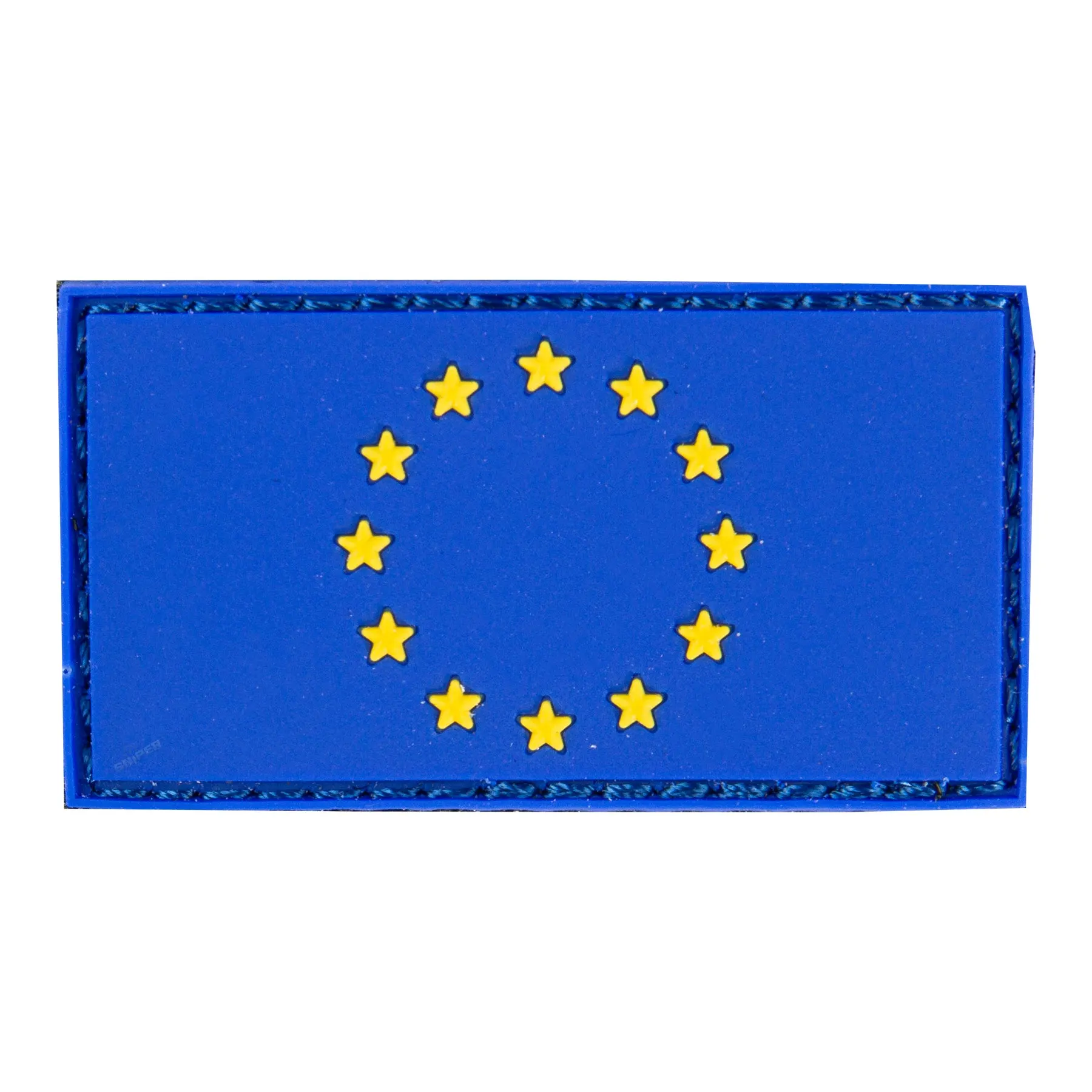 Patch 3D PVC EU, blue