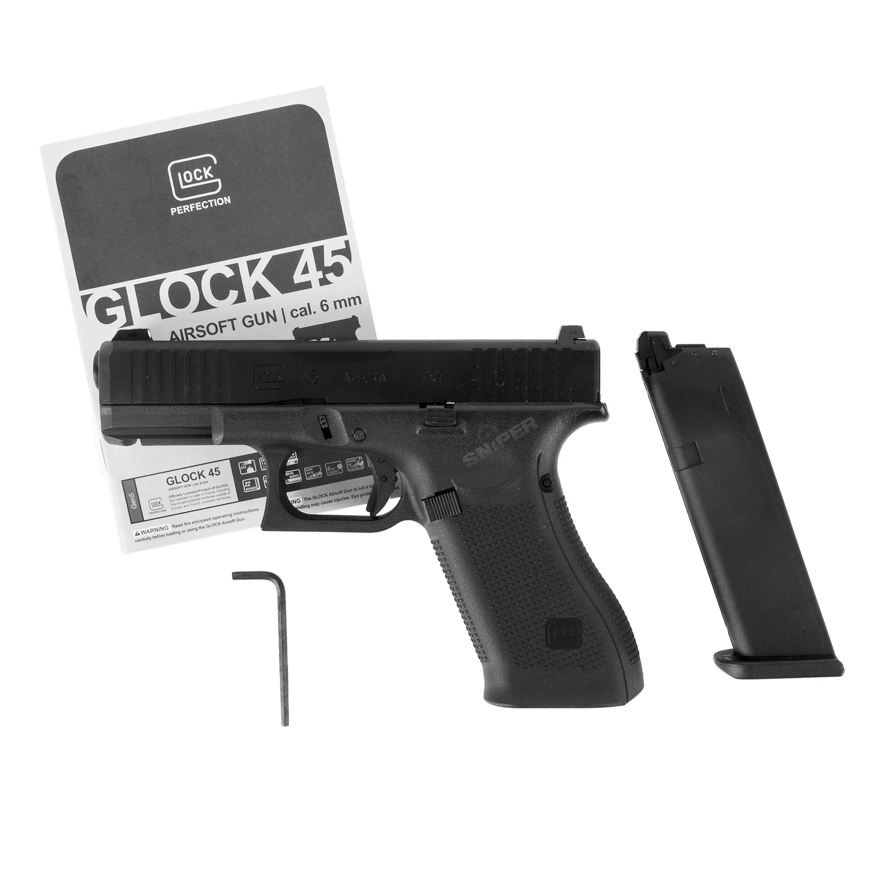 Glock 45 GBB Softair Pistole