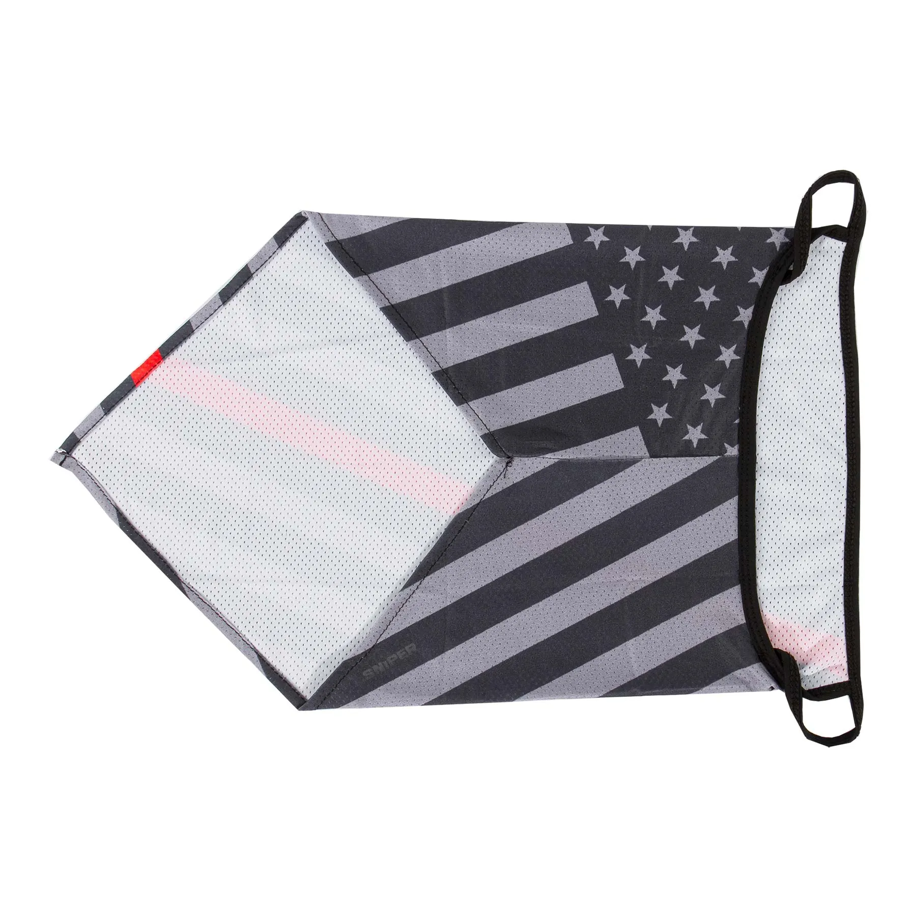 Stretch mask mit earloop USA, grey