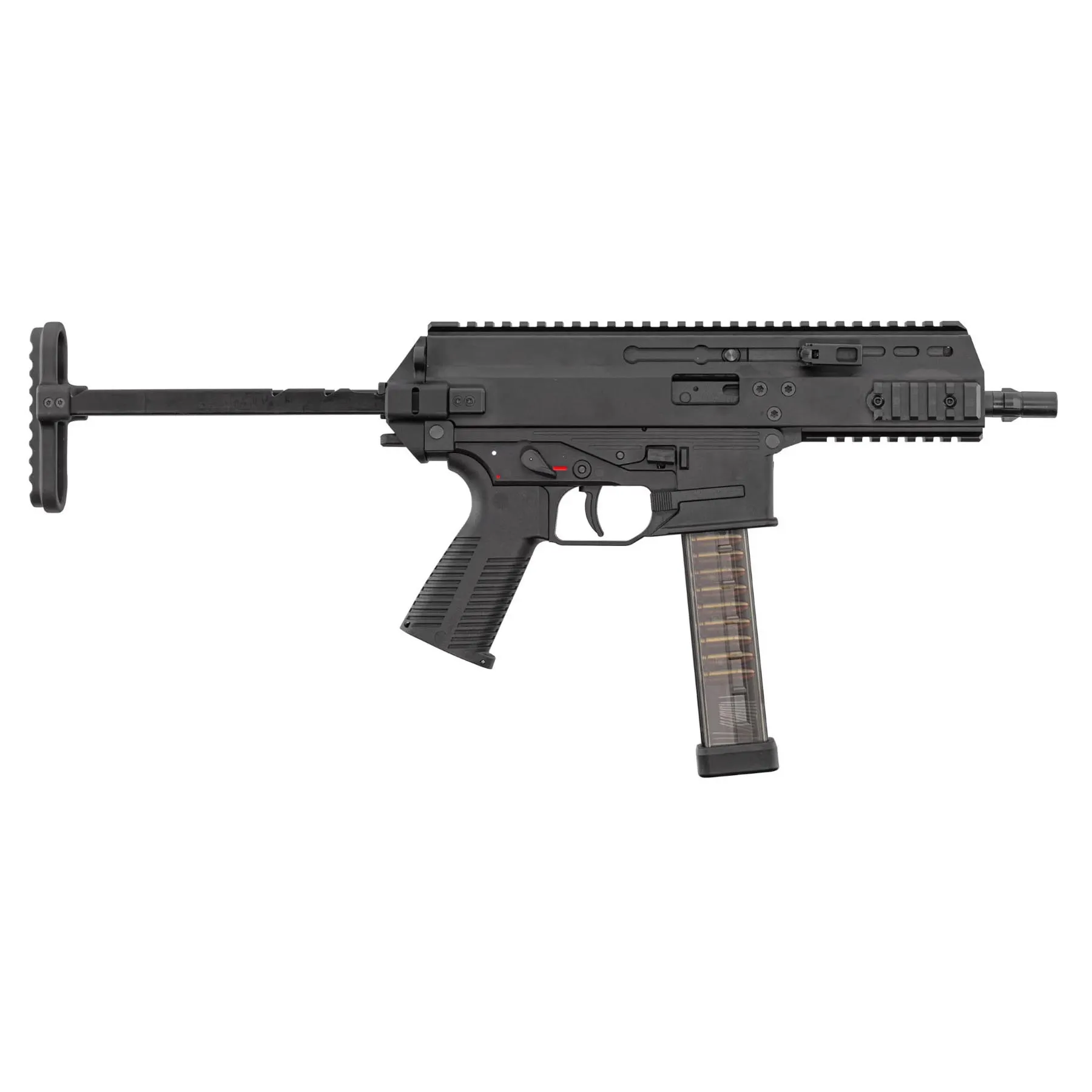 Maruyama SCW-9 Pro Double Mag Submachine GBB Gun, Black