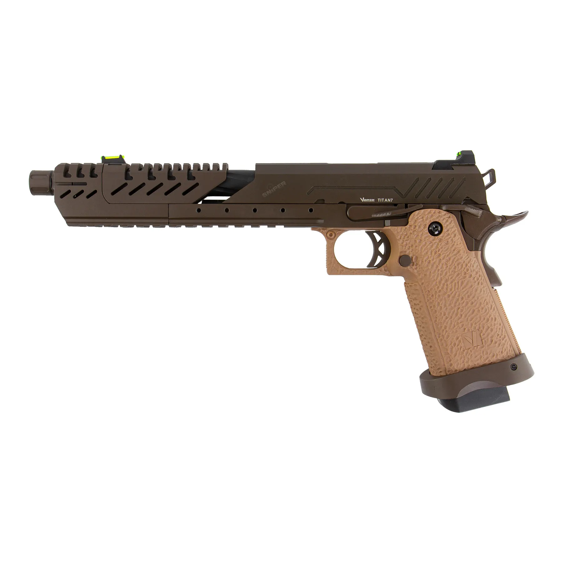 Vorsk Hi-Capa Titan 7, Tan/Bronze, GBB