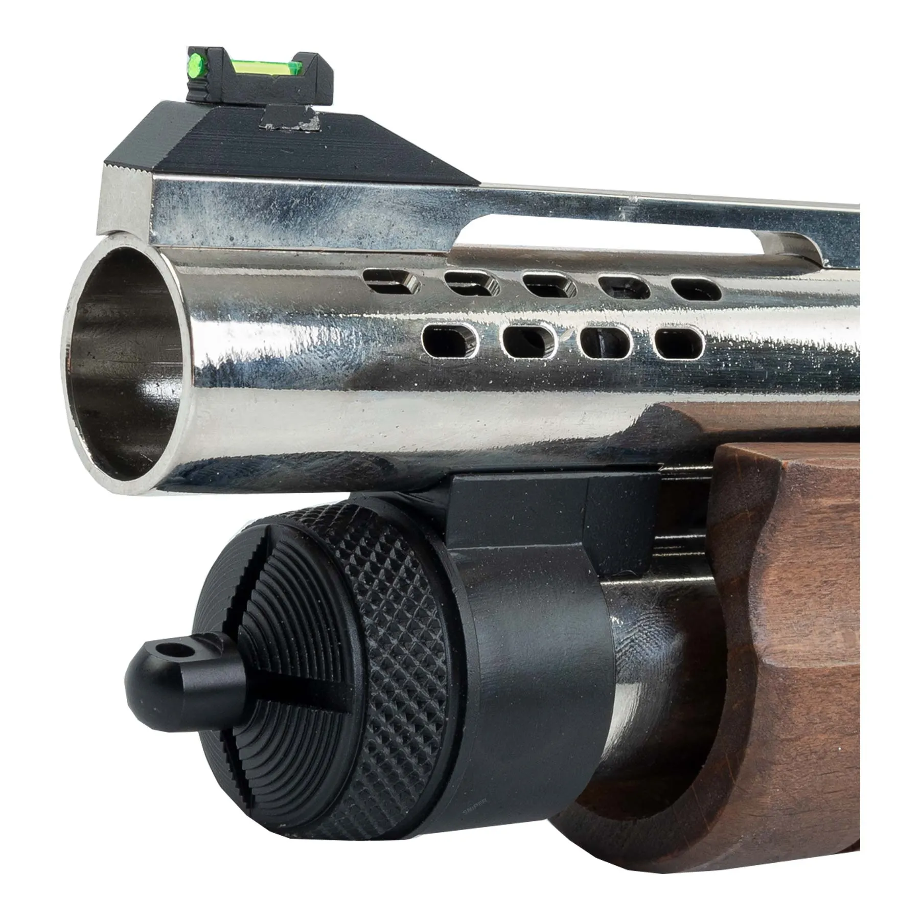 M870 AR Tri-Shot Gas Action Shotgun, Real Wood Silver