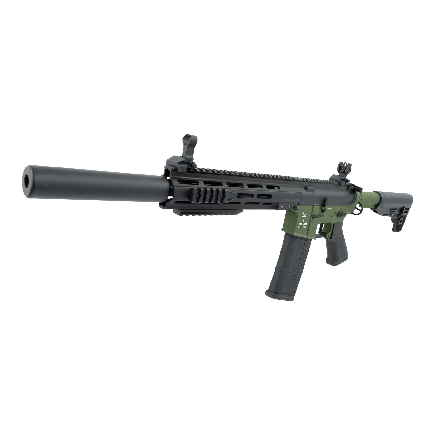 Saigo Defense Bushido Chu ETU M4 (S)AEG, OD