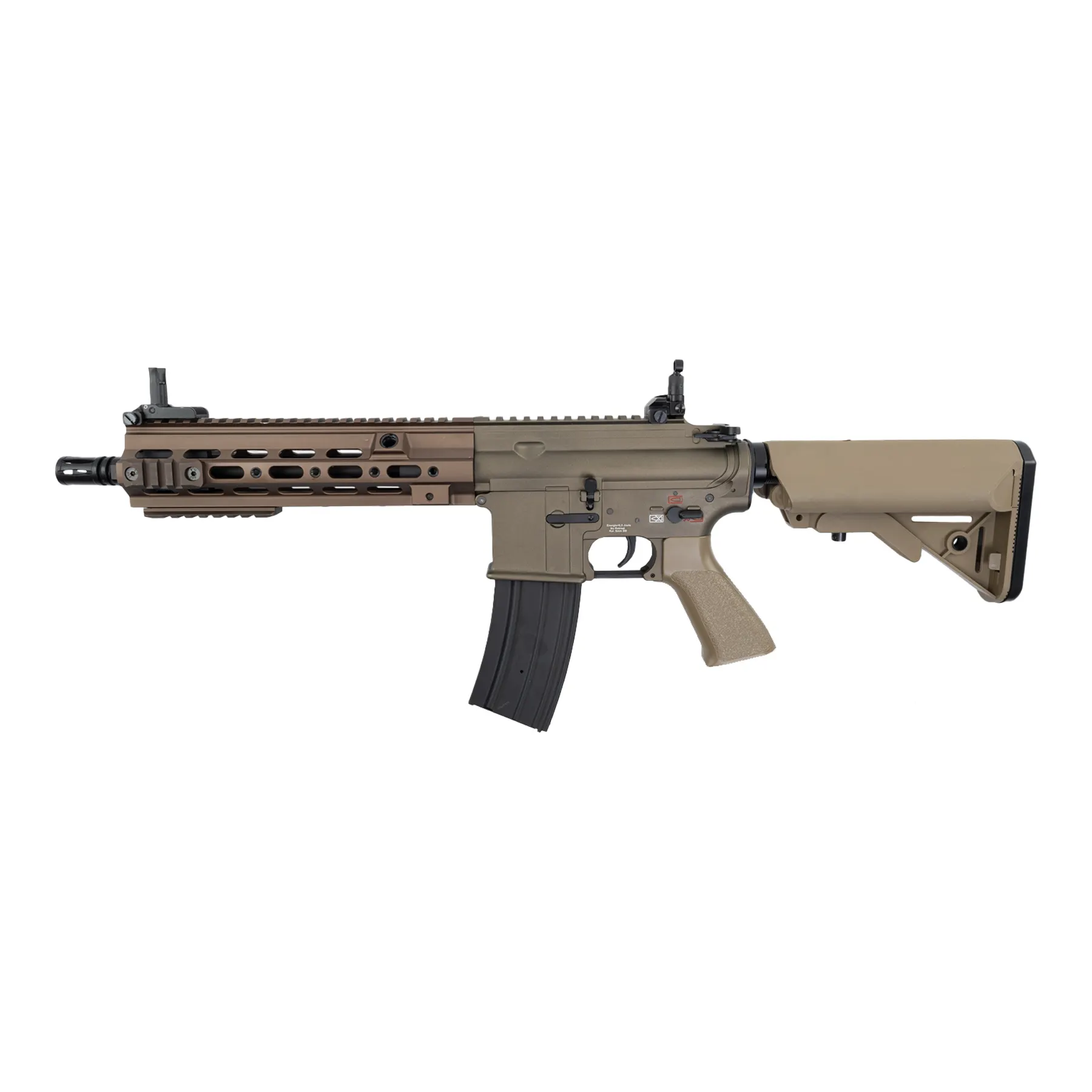 Double Bell DB16 10" AEG < 0,5 Joule Softair Gewehr, Tan