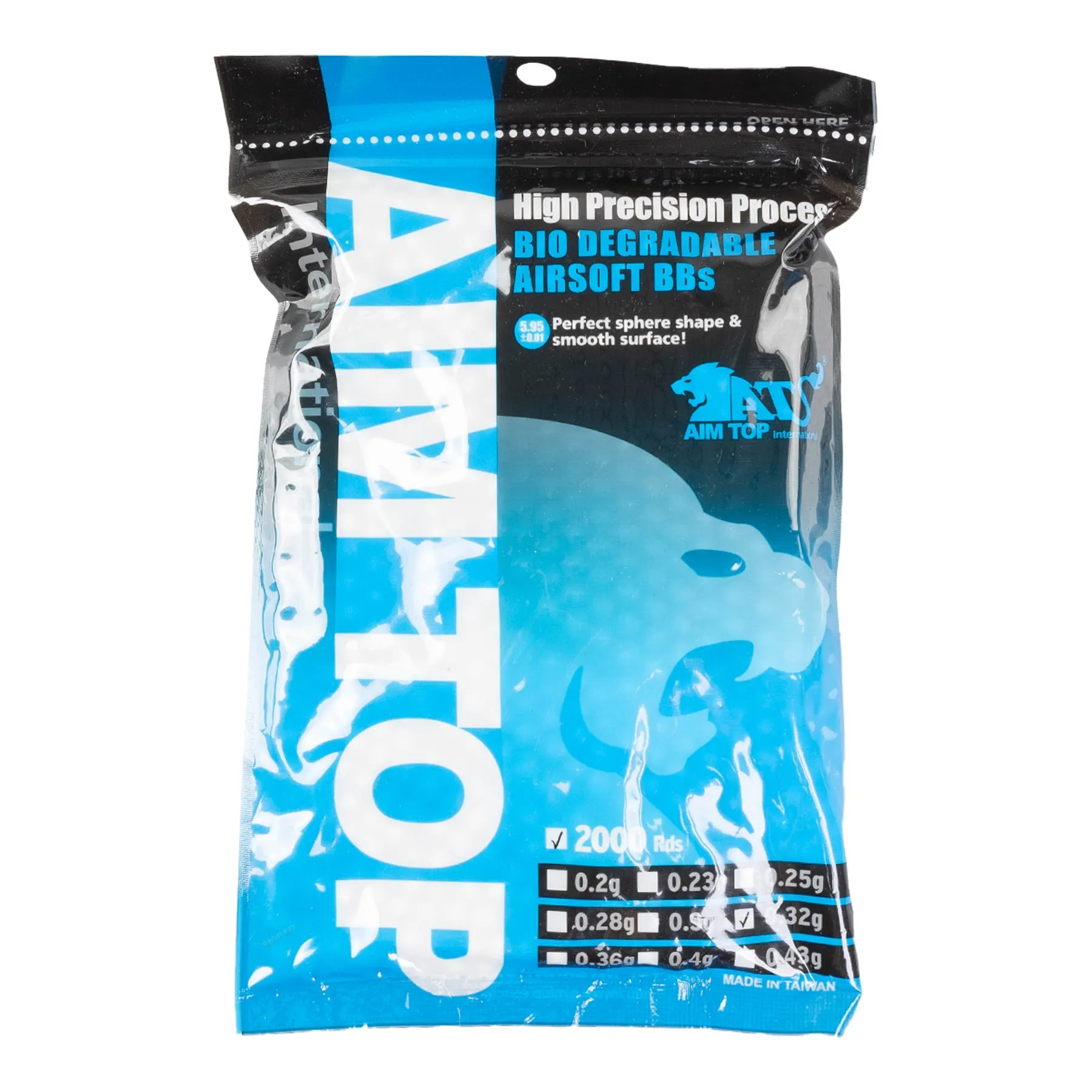 AIM TOP BIO 0.32g BBs, 2000RDS