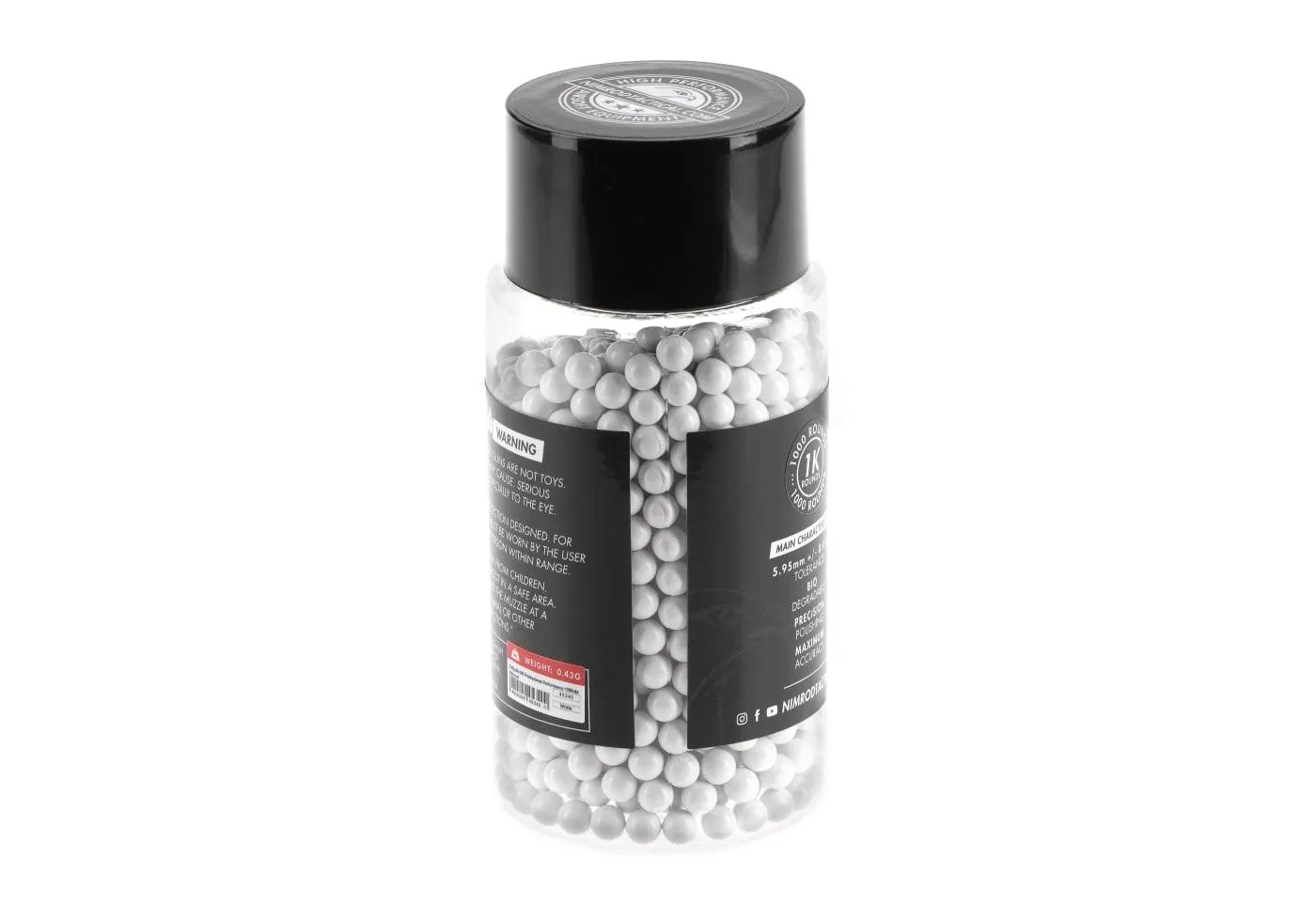 Nimrod 0,43g Bio BB Professional Performance, 1000rds
