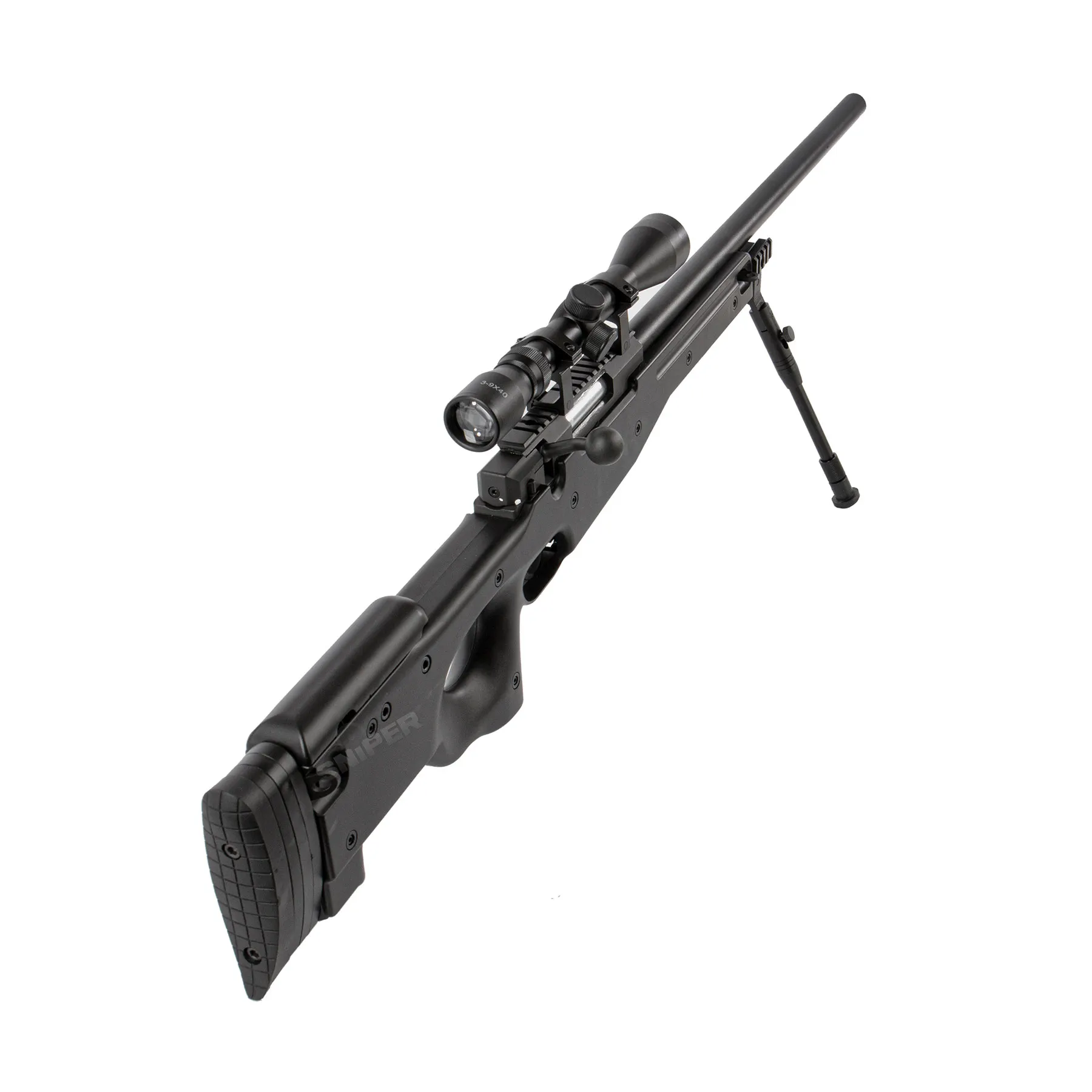 L96 Scharfschützengewehr Upgraded Rifle Set, Black L96 Scharfschützengewehr Upgraded Rifle Set, Black