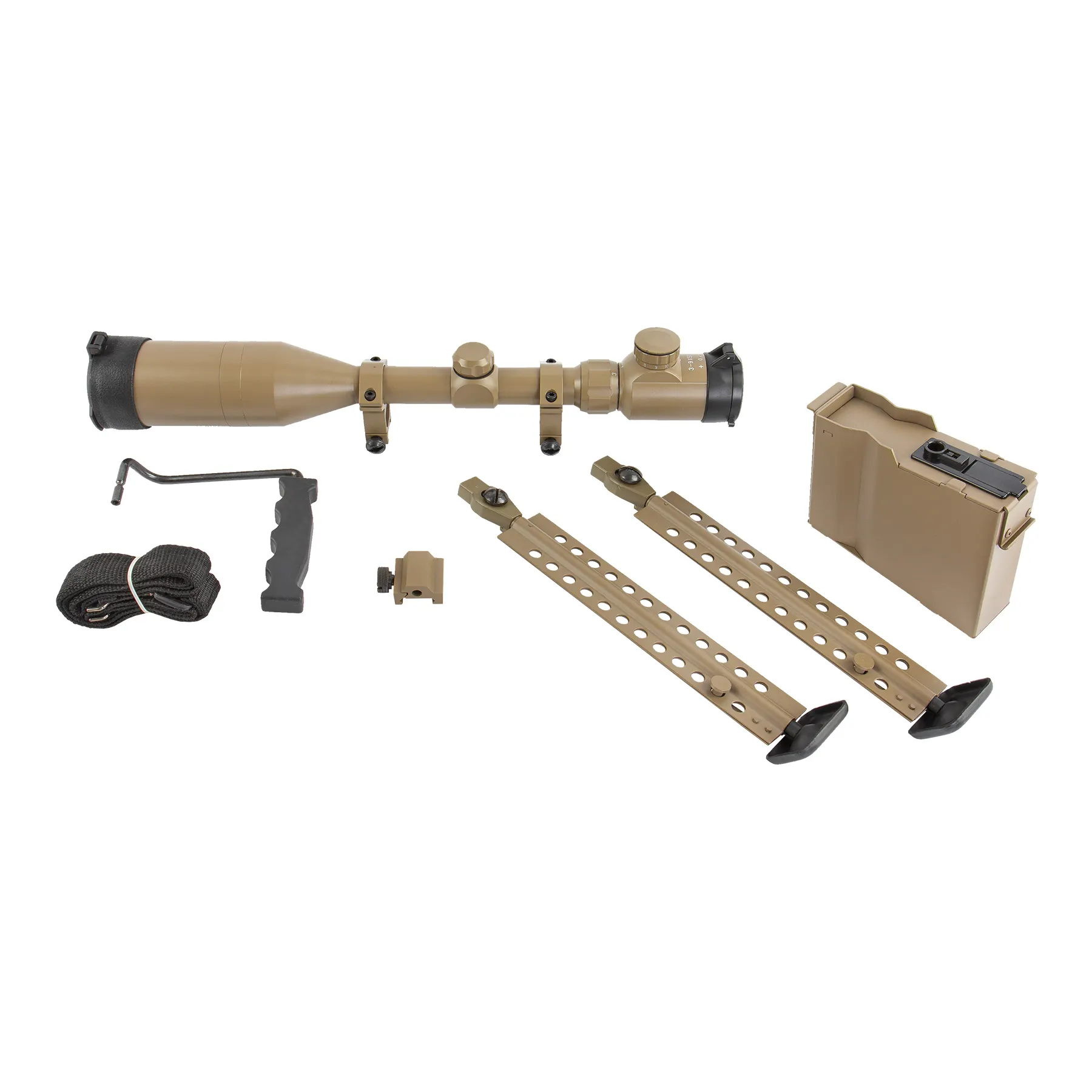 Barrett Licensed M82A1 Sniper Rifle (S)AEG, Tan Barrett Licensed M82A1 Sniper Rifle (S)AEG, Tan