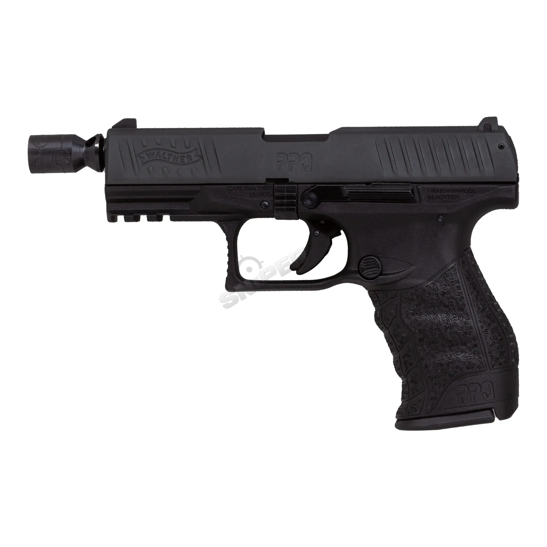 Walther PPQ M2 9mm P.A.K. Schreckschusspistole, Black Walther PPQ M2 9mm P.A.K. Schreckschusspistole, Black