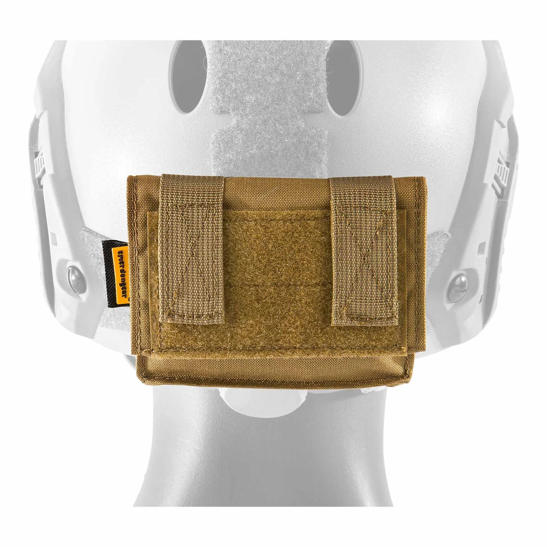 Helmetcover Rear Pouch, Coyote Brown