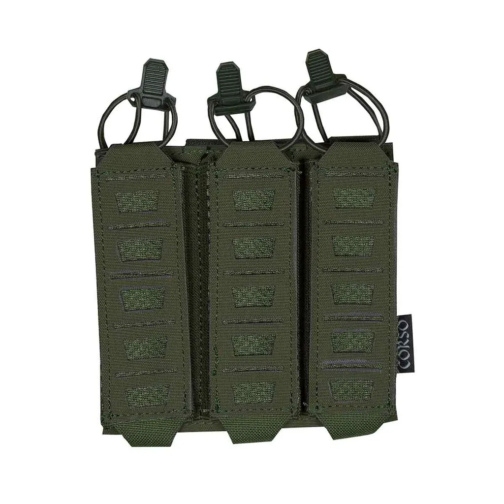 Corso Tactical Triple Mag-Pouch Dagger für MP5/MP7, Ranger Green