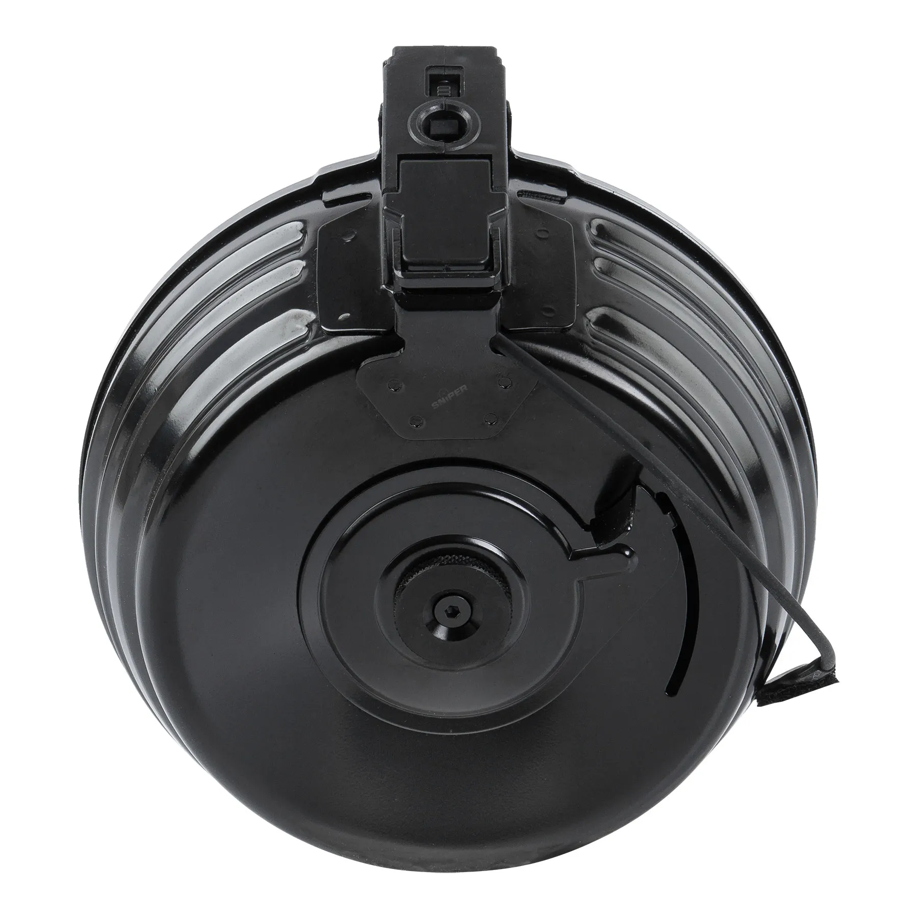 SRC AK Electric Drum Mag, 2500rds, Black SRC AK Electric Drum Mag, 2500rds, Black