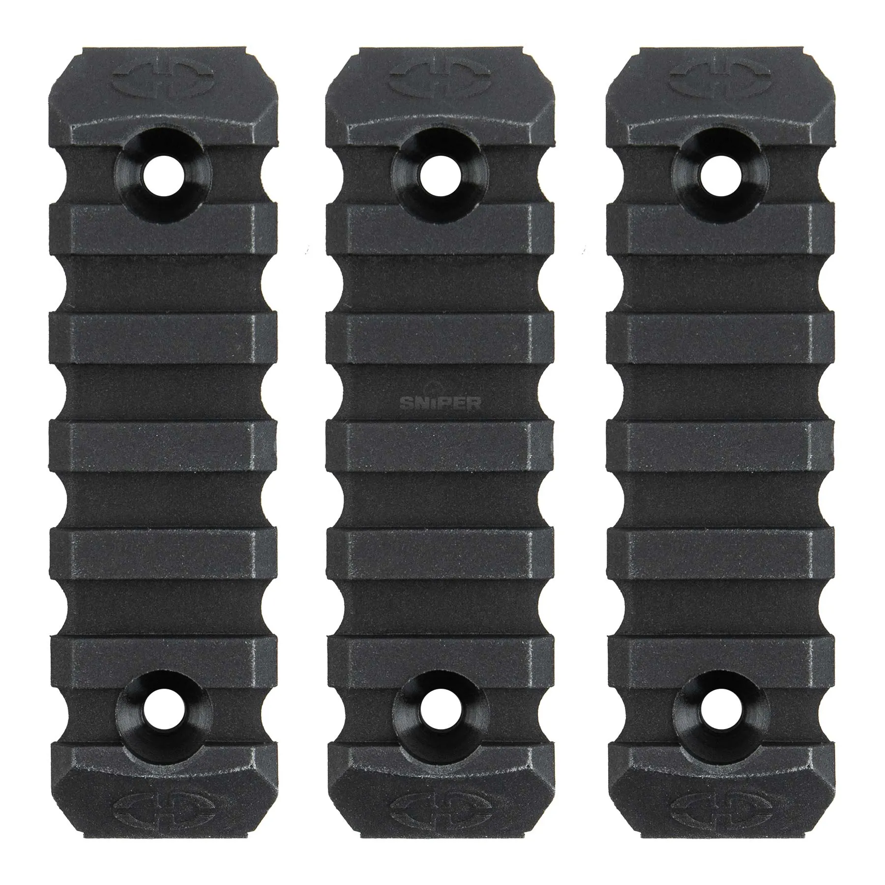 Silverback Additional Short Rails für SRS Rifles, 3pcs, Black