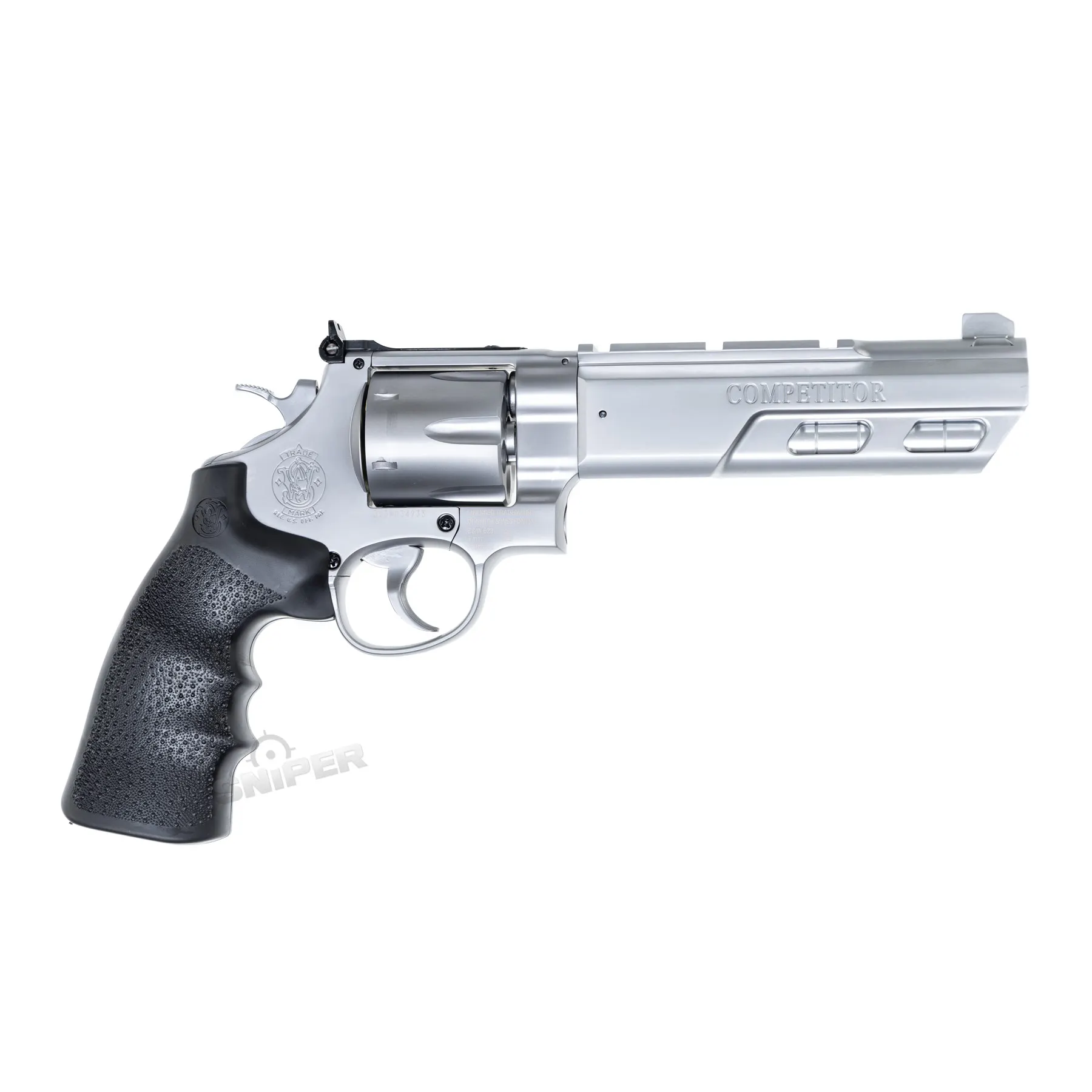Smith & Wesson 629 6" Competitor Co2 Revolver, Black