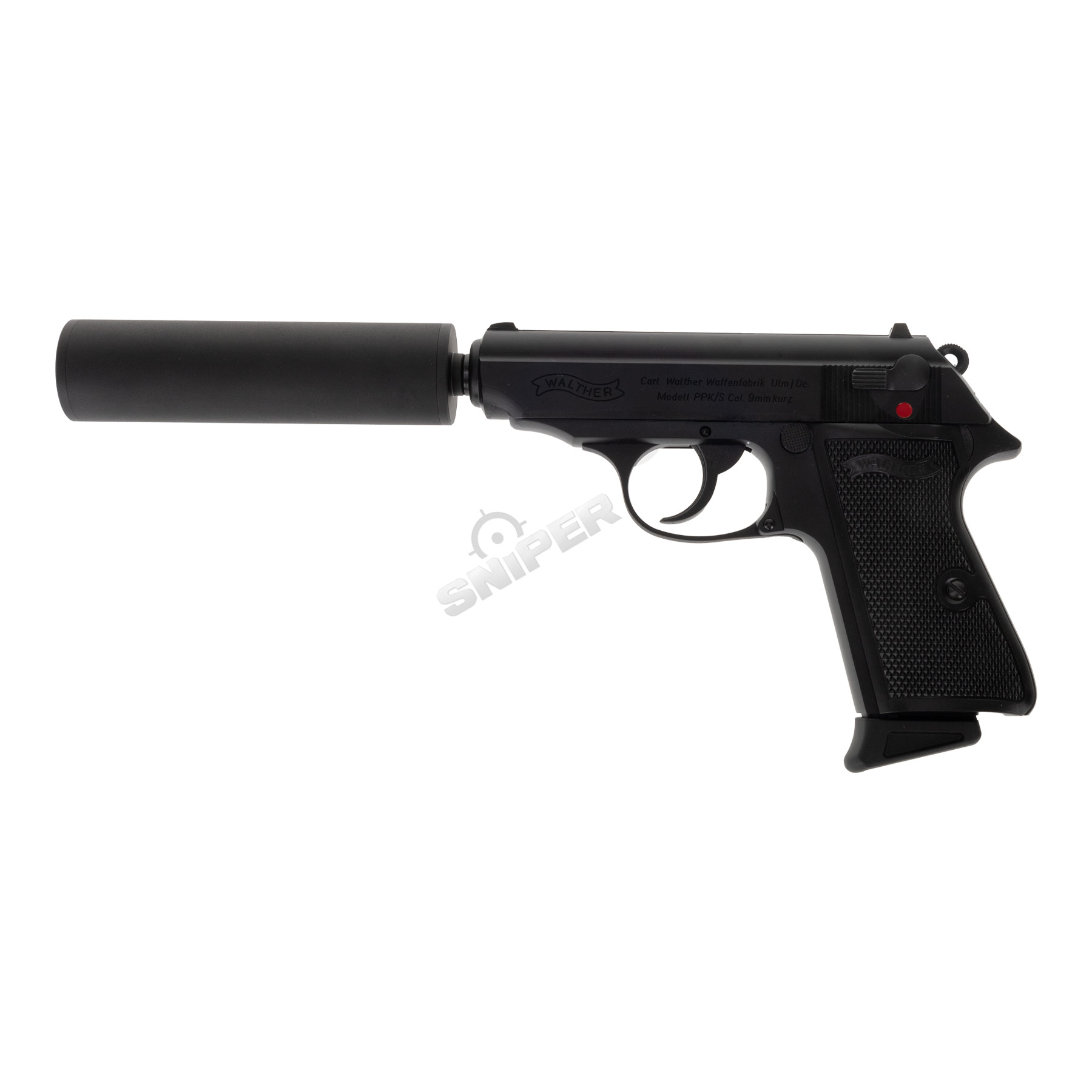 Walther PPK/S Kit GBB Softair Pistole, Black