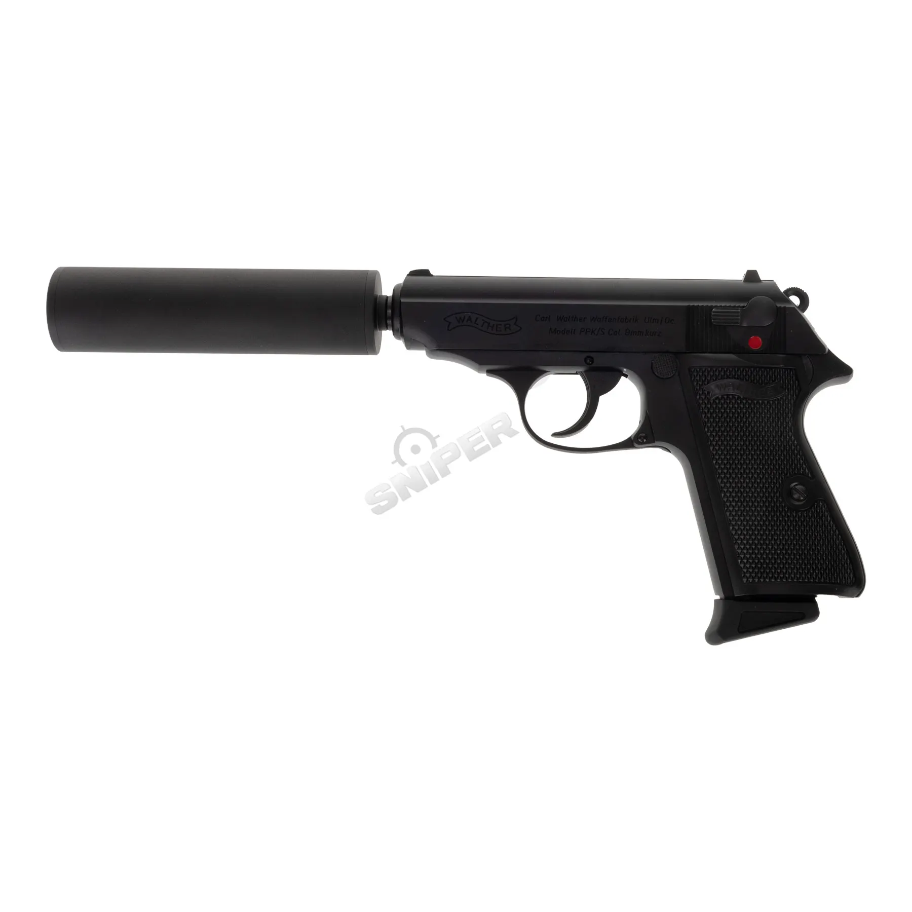 Walther PPK/S Kit GBB Softair Pistole, Black Walther PPK/S Kit GBB Softair Pistole, Black