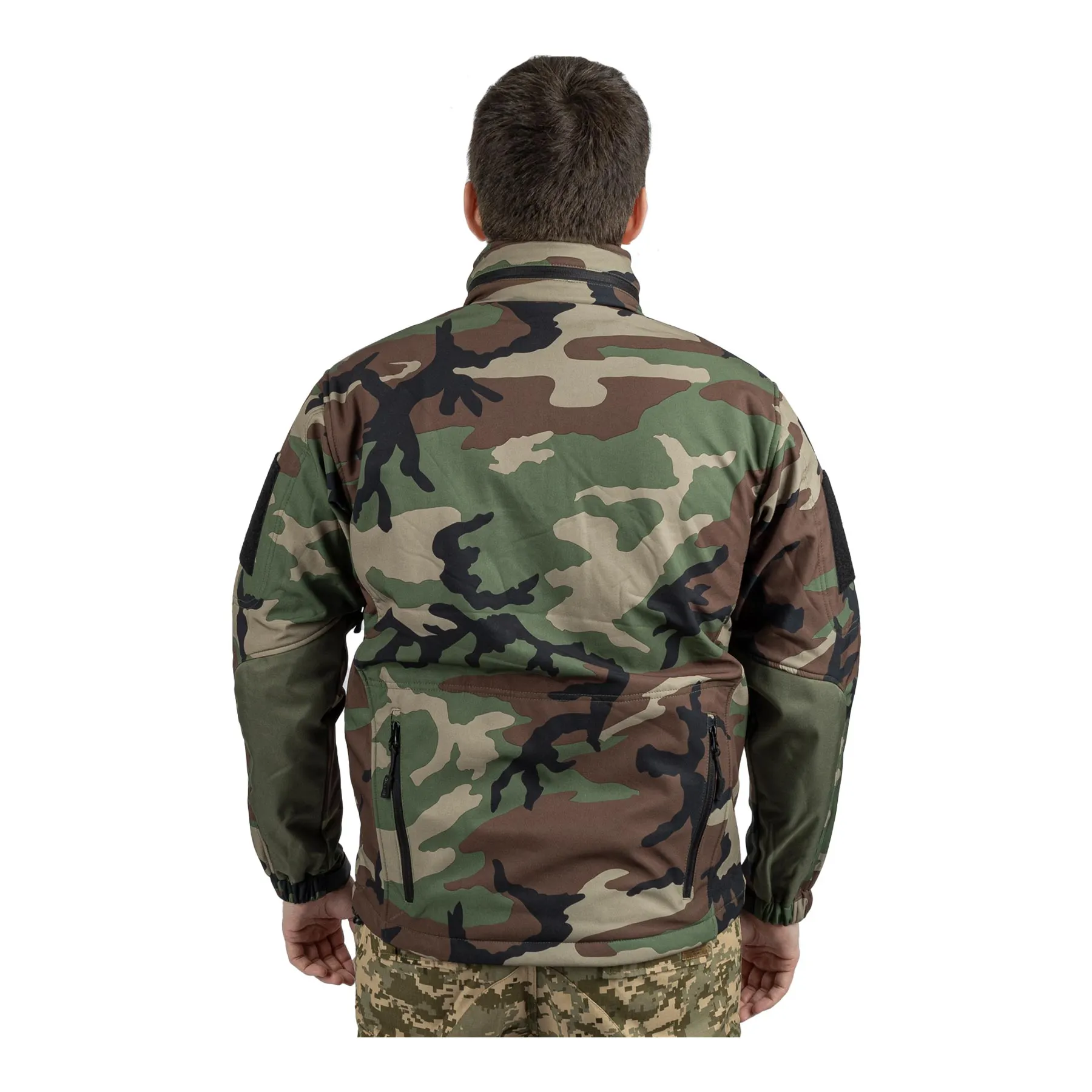 Soft Shell Jacket Tactical, Woodland Soft Shell Jacket Tactical, Woodland