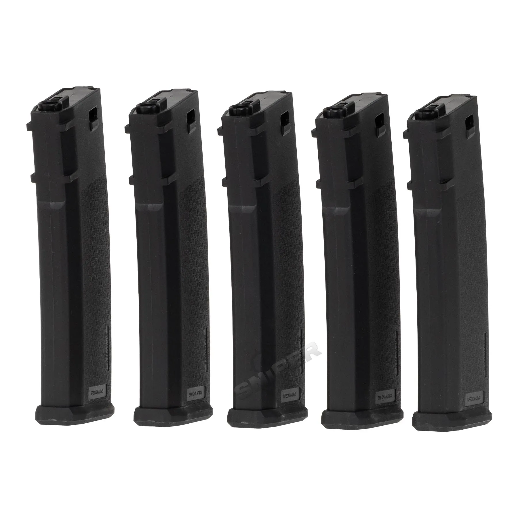 Specna M4 S-Mag Midcap 120rds 5er-Set, Black