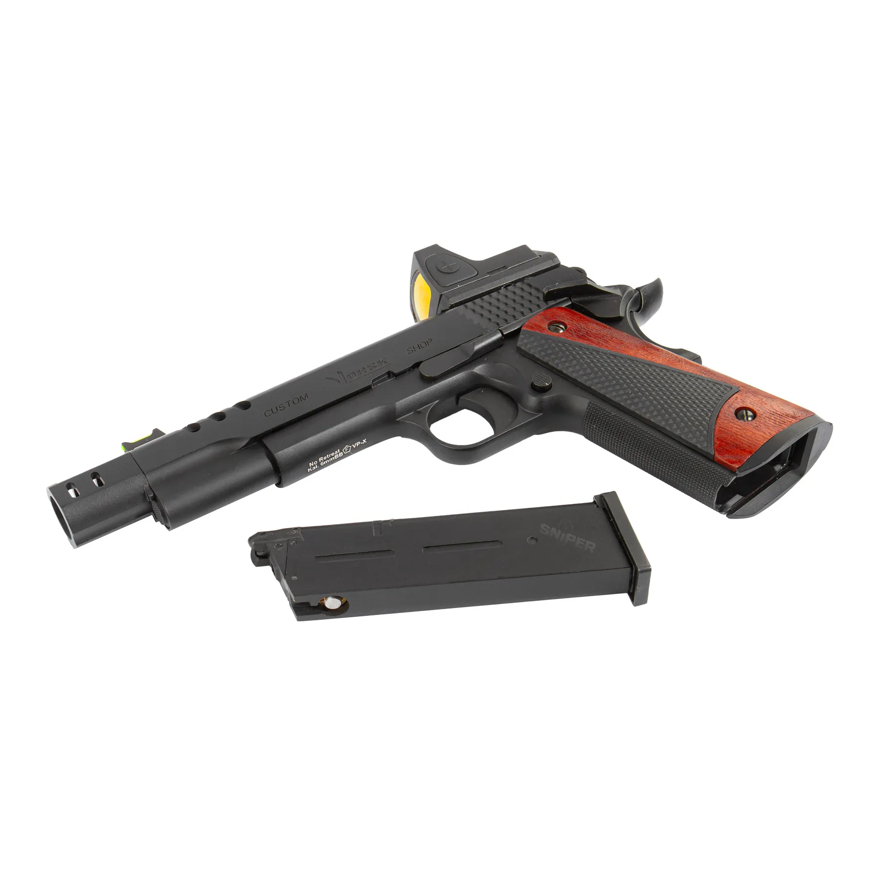 Vorsk CS Defender Pro MEU GBB BDS, Bright Wood, Black