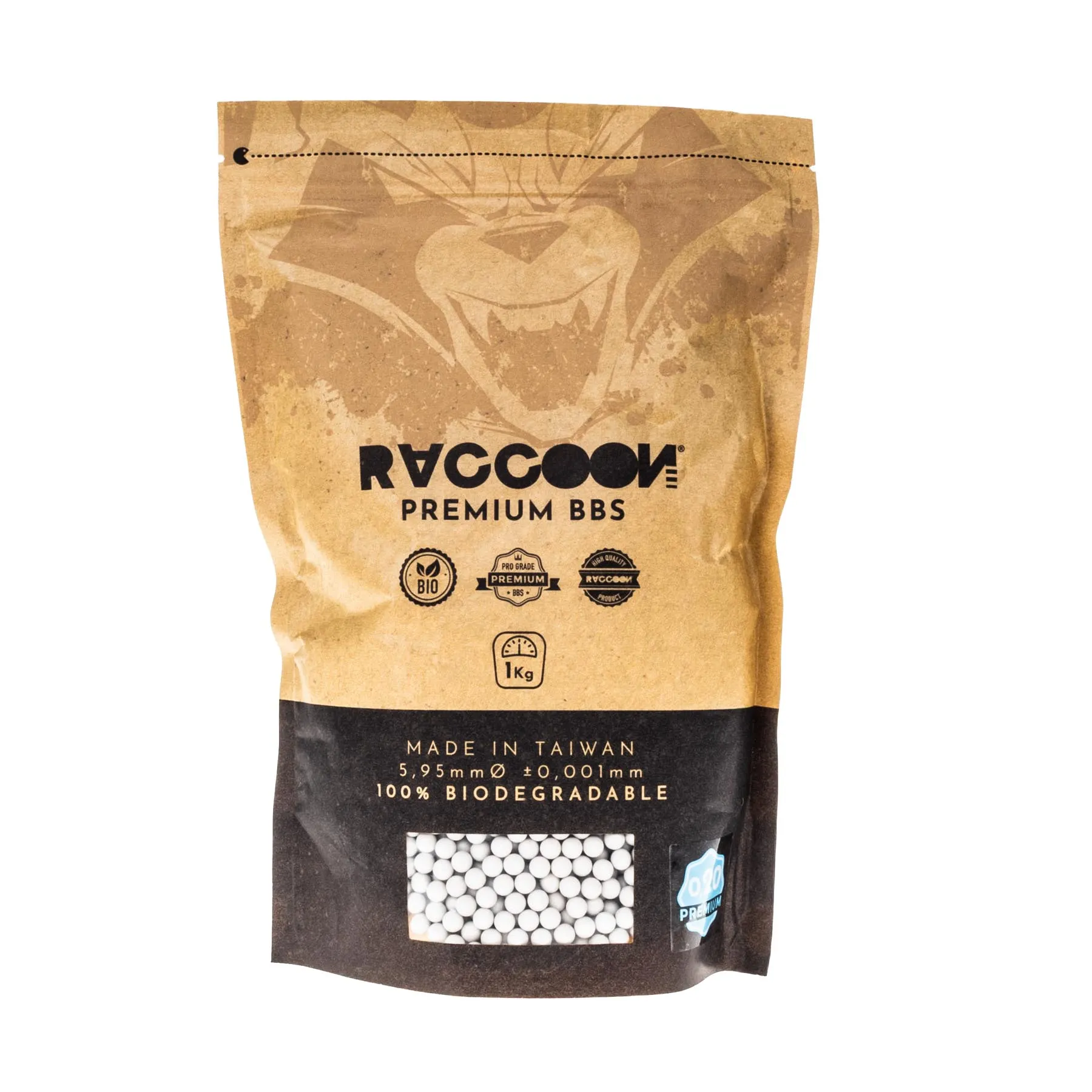 Raccoon Premium Bio BBs 0,20g, 1KG Raccoon Premium Bio BBs 0,20g, 1KG