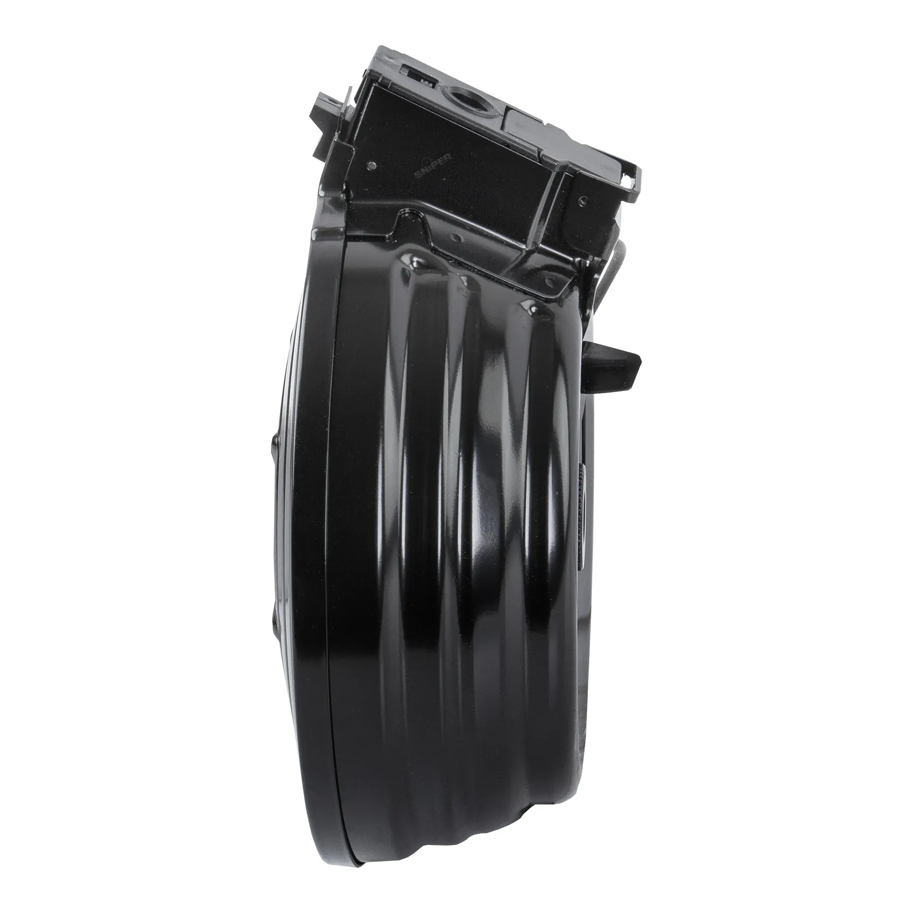 SRC AK Electric Drum Mag, 2500rds, Black SRC AK Electric Drum Mag, 2500rds, Black