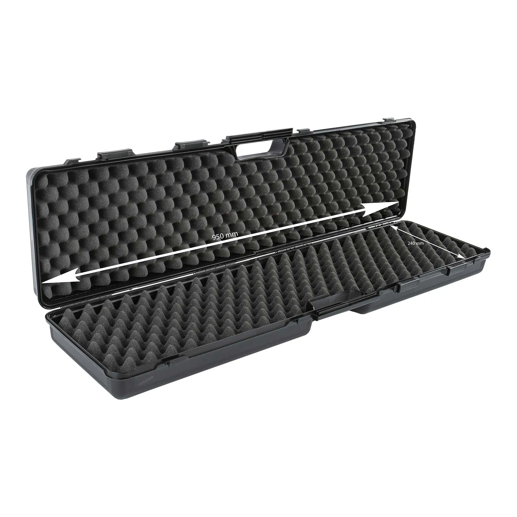 Waffenkoffer Large 95cm, wave foam