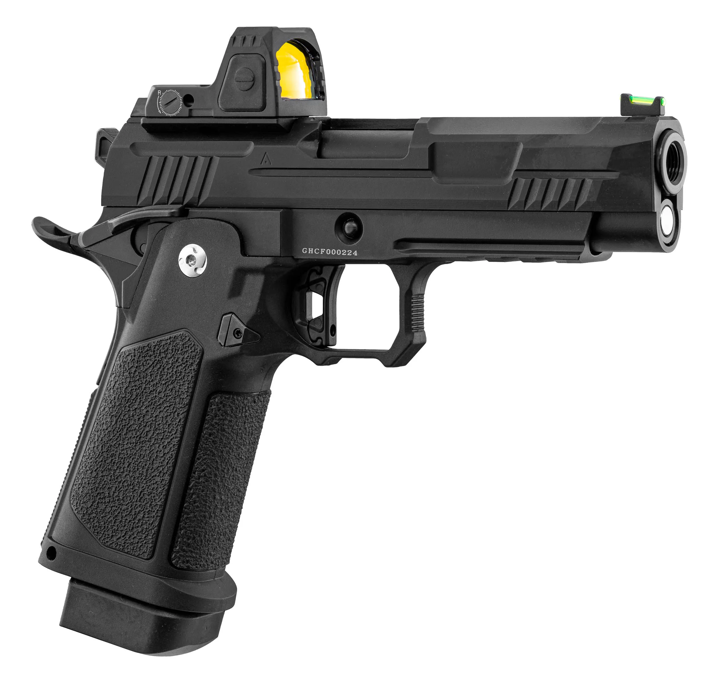 Arcturus Vanguard 4.3 Hi-Capa Optics Ready GBB Pistole, Black
