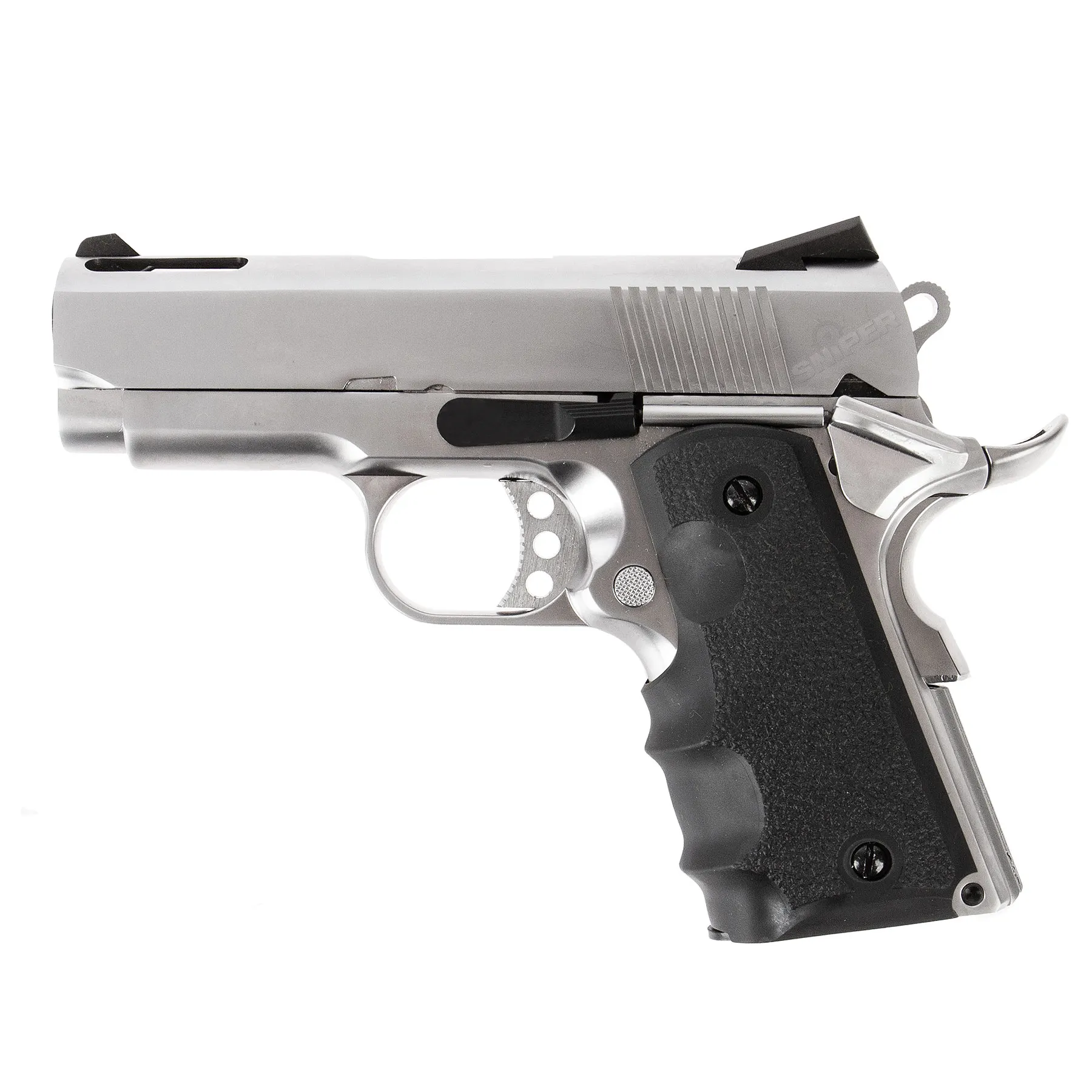 NE1001 Baby 1911, chrome GBB NE1001 Baby 1911, chrome GBB