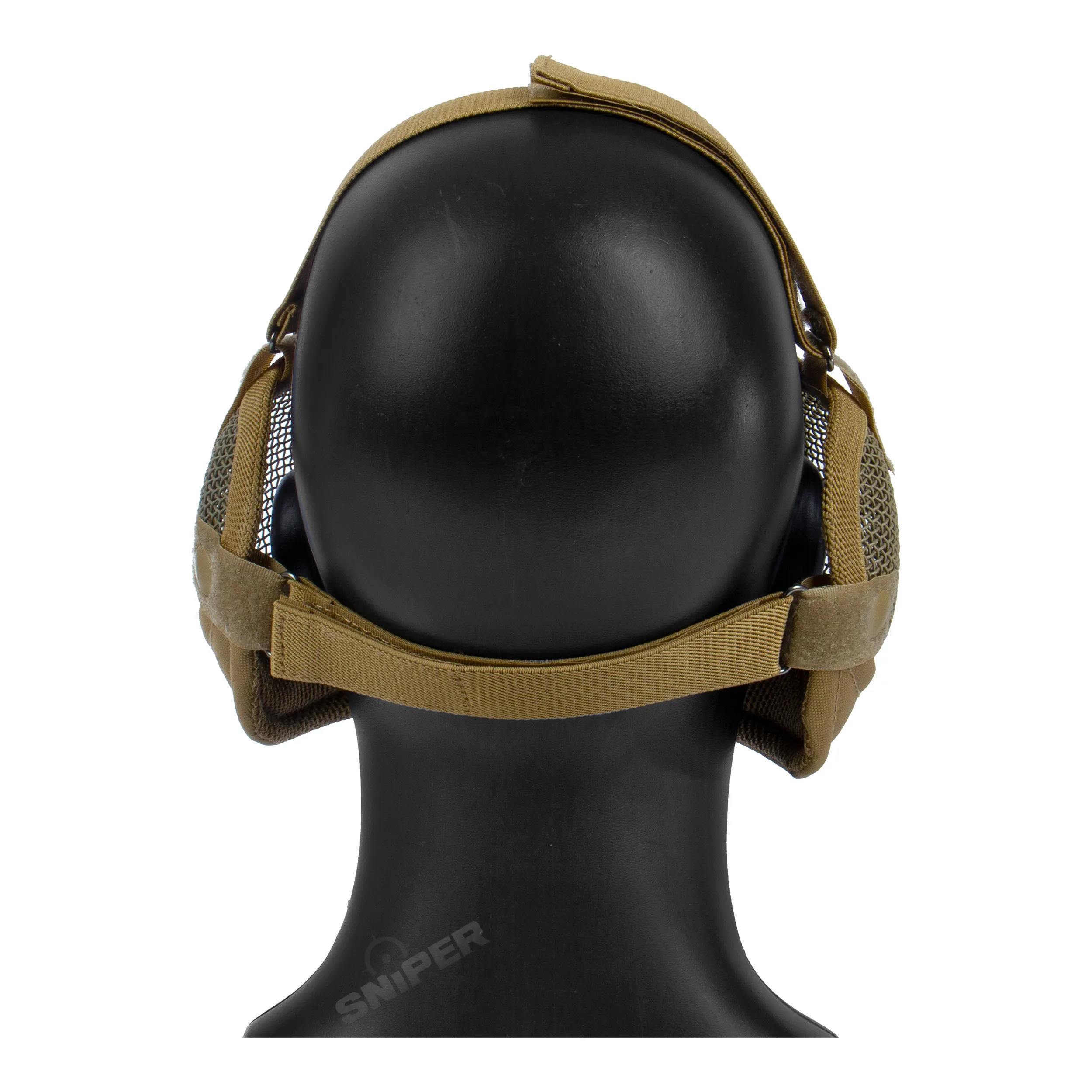 Mesh Lower Face Shield V2, Tan