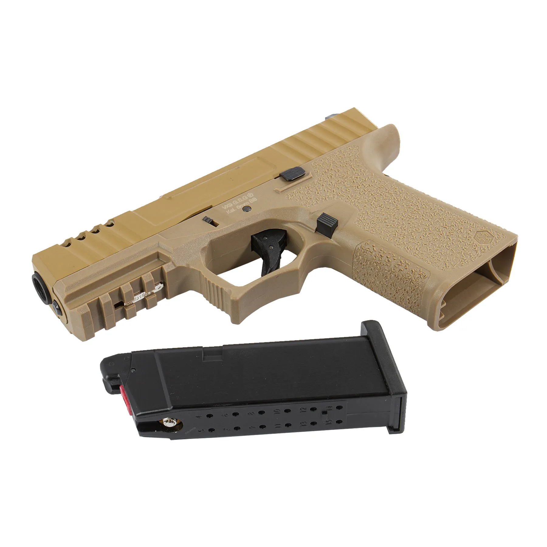 AW Custom VX9 Mod 1 GBB, Desert