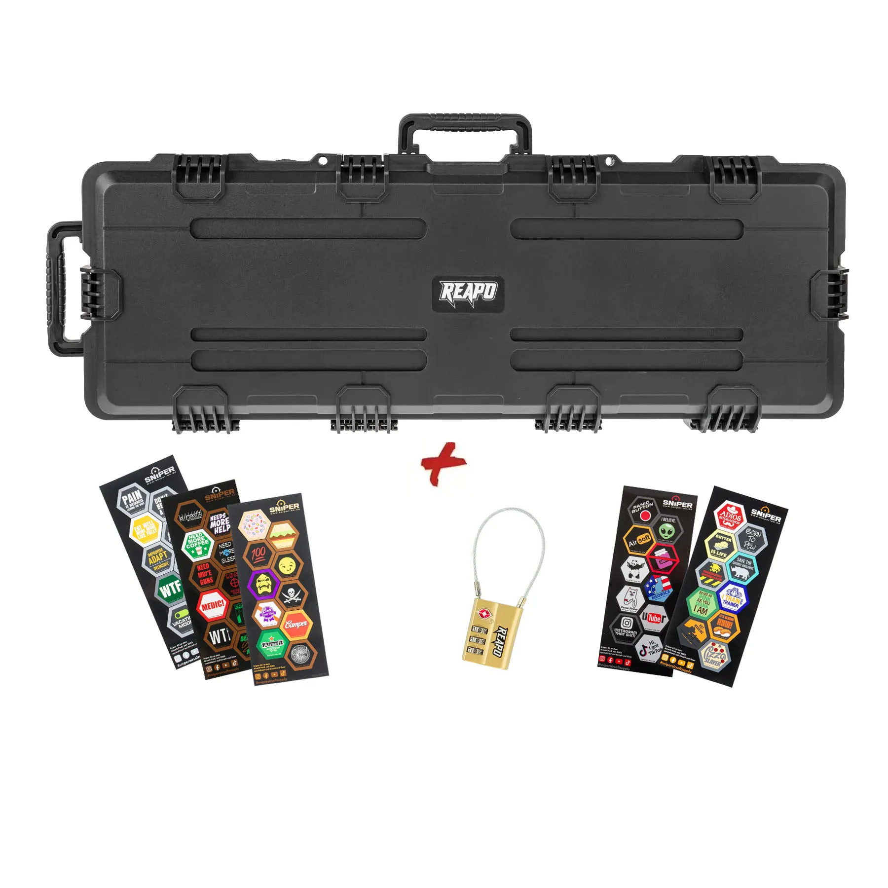 Kofferset - Reapo 100cm PNP Waffenkoffer, Black