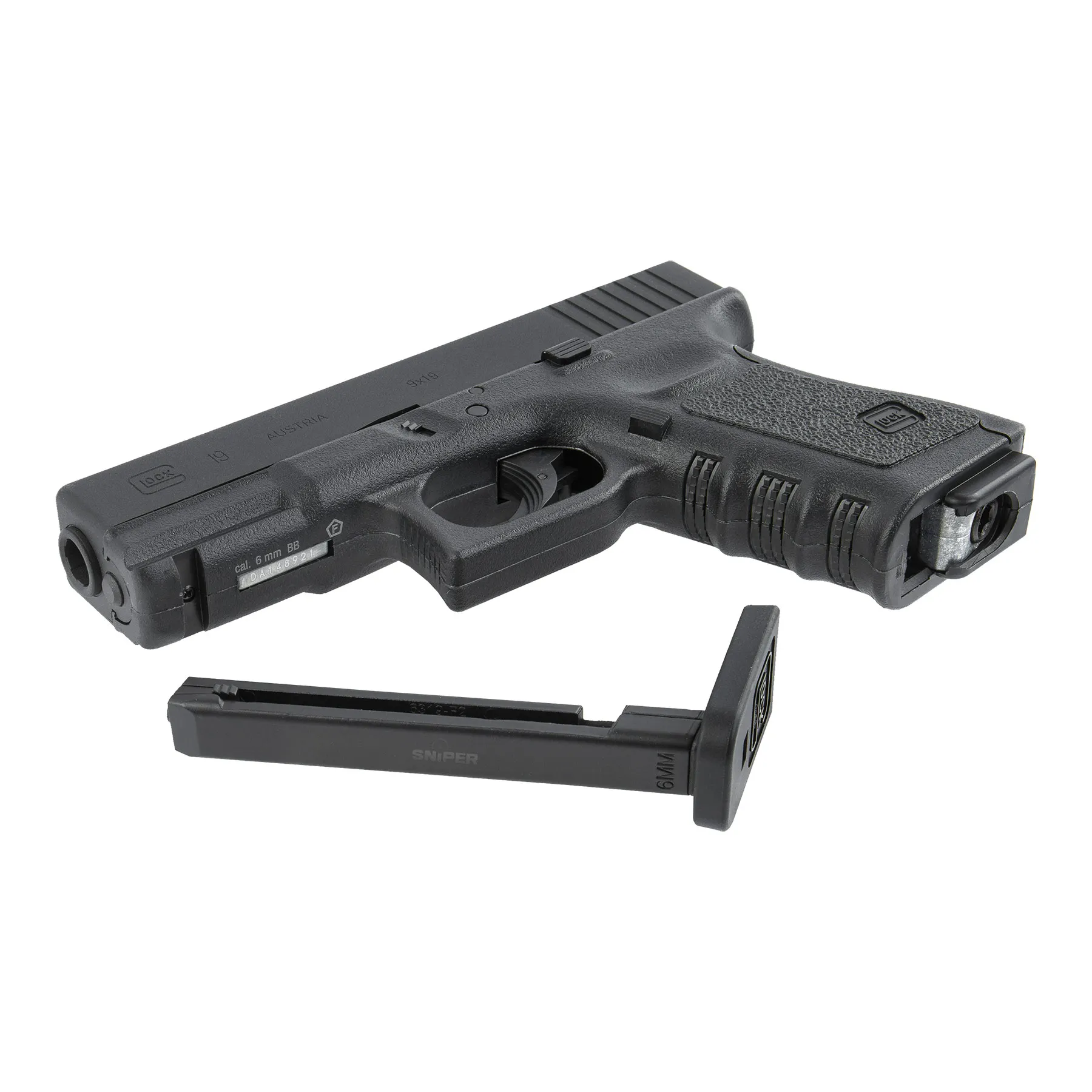 Glock 19 Gen 3 NBB Softair Pistole Glock 19 Gen 3 NBB Softair Pistole
