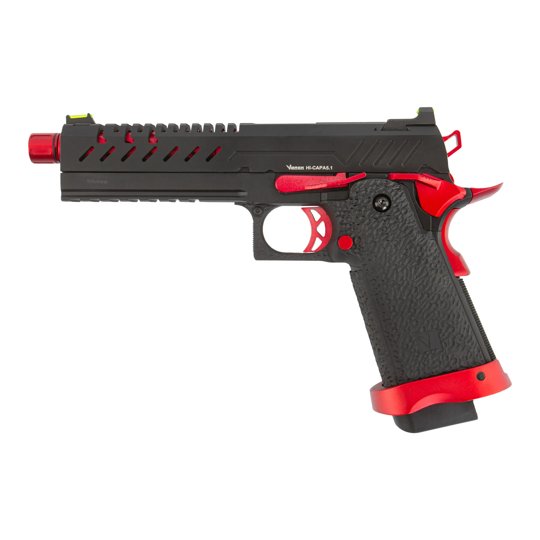 Vorsk Hi-Capa 5.1 Red Match GBB Softair Pistole