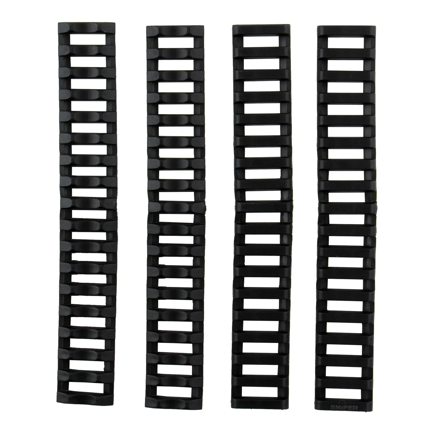 Ladder Rail Cover 18 Slots, Black