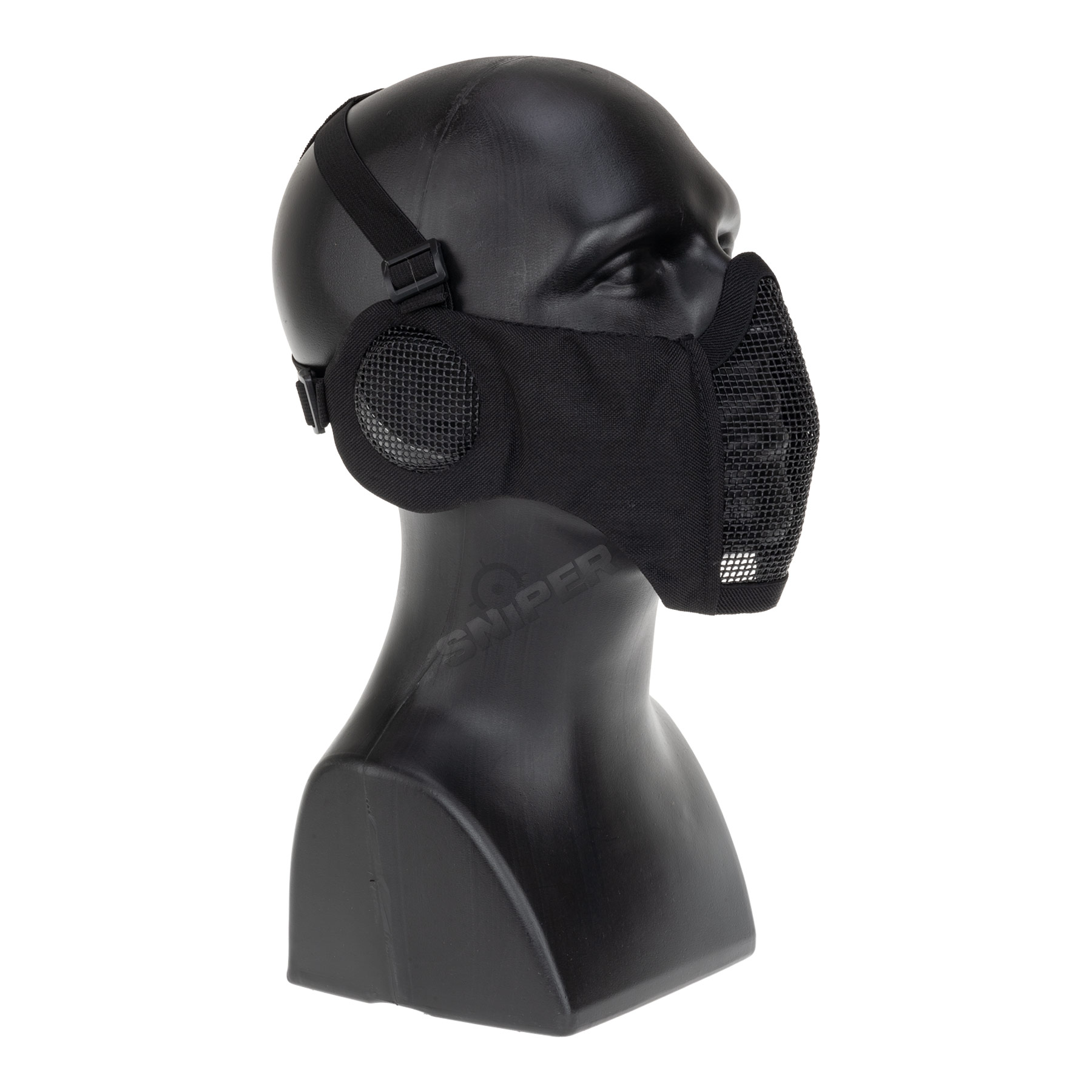 Reapo Mesh Face Mask w/ Ear Protection, Black