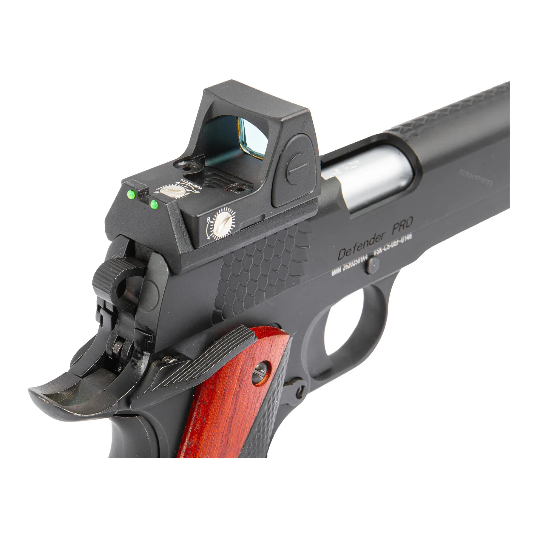 Vorsk CS Defender Pro MEU GBB BDS, Bright Wood, Black