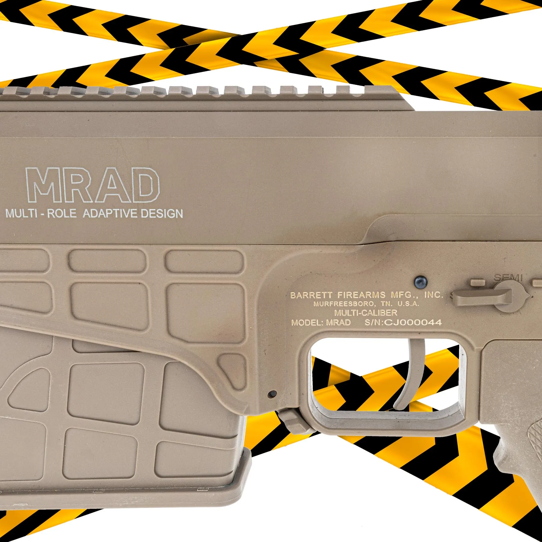 B-Ware Barrett MRAD M98B Scharfschützengewehr w/ Bipod (S)AEG, Tan