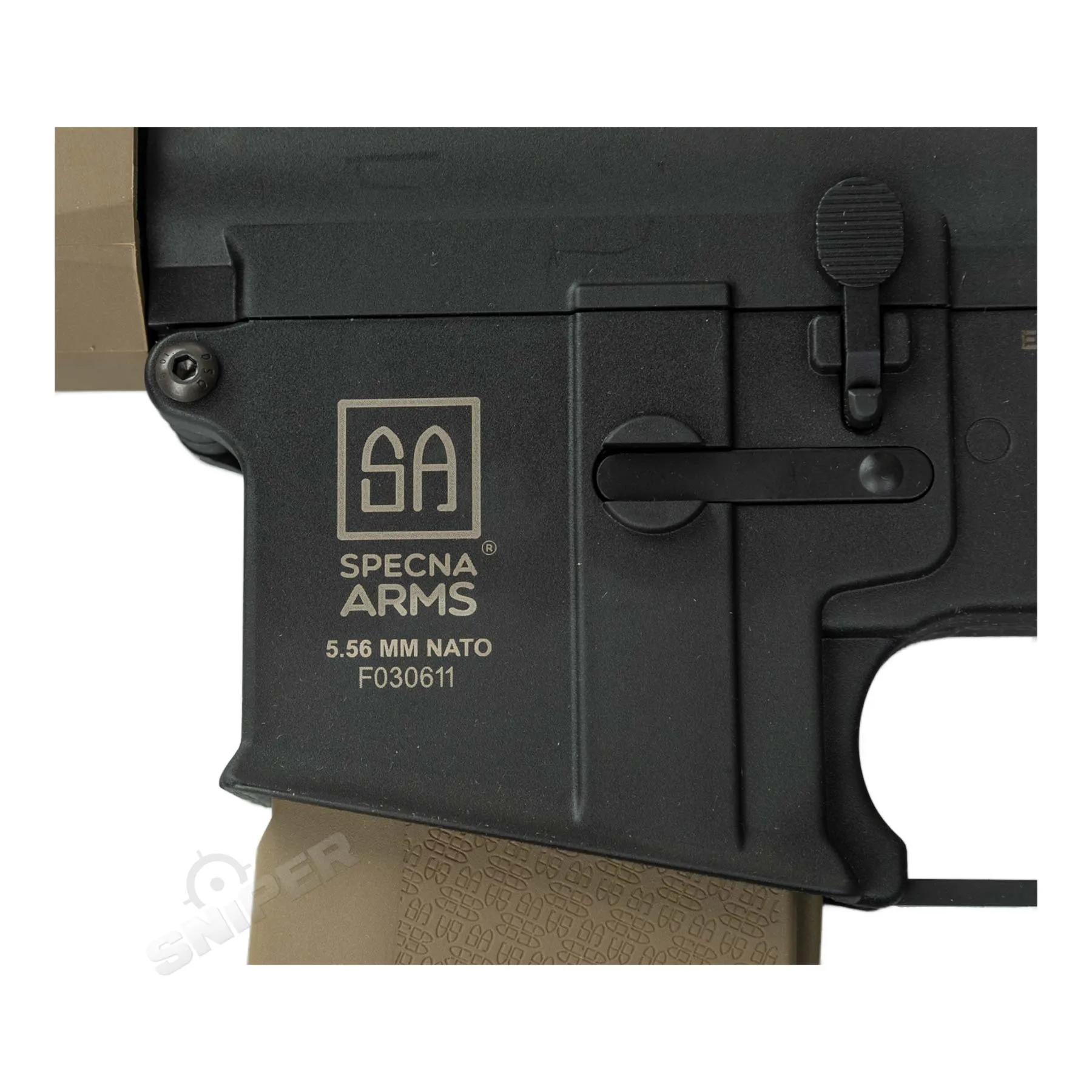 Specna Arms SA-F03 Flex < 0,5 Joule Softair Gewehr w/ Gate X-ASR, Half-Tan