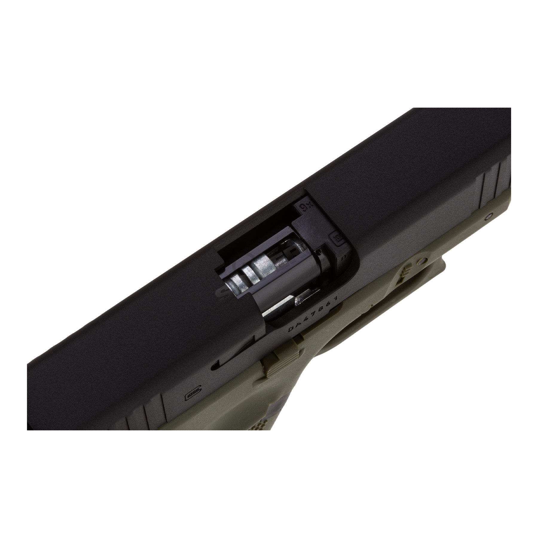 Bundle Deal - Glock 17 Gen 5 GBB Softair Pistole, Black/Green