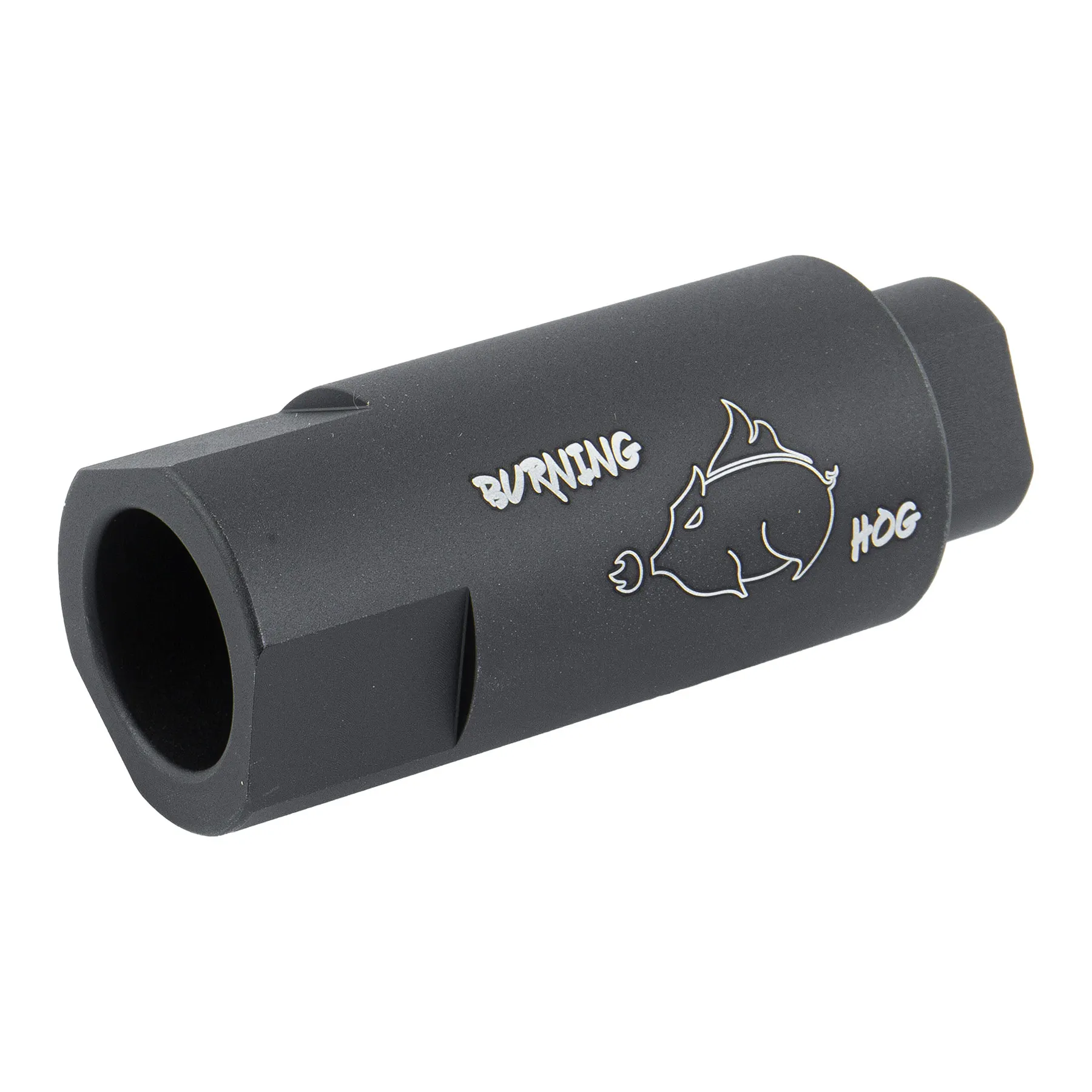 Firehog Flash Hider, 14mm CCW, Black Firehog Flash Hider, 14mm CCW, Black