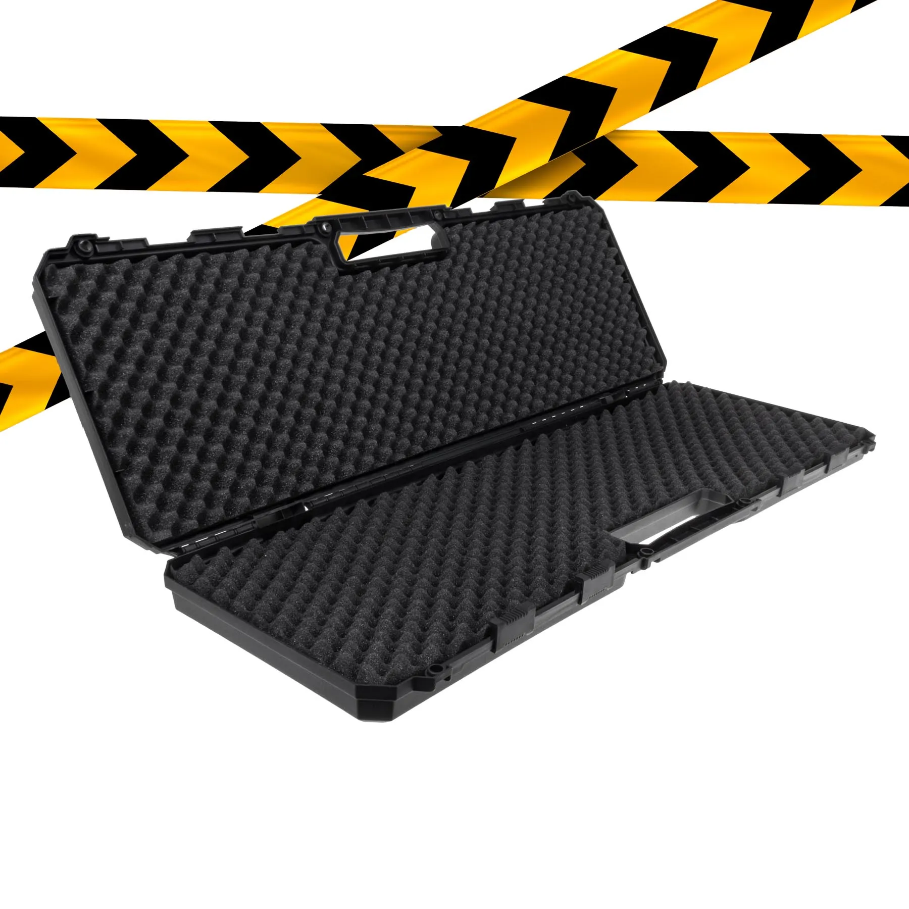 B-Ware Reapo Wavefoam Waffenkoffer 100x35cm, Black
