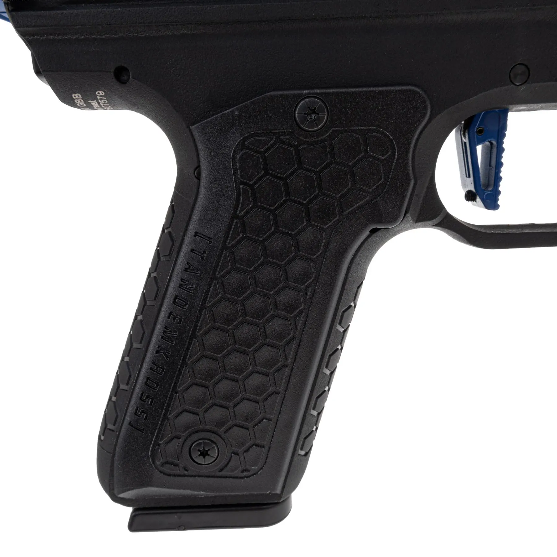 Lancer Tandemkross Cthulhu GBB Softair Pistole, Black/Blue