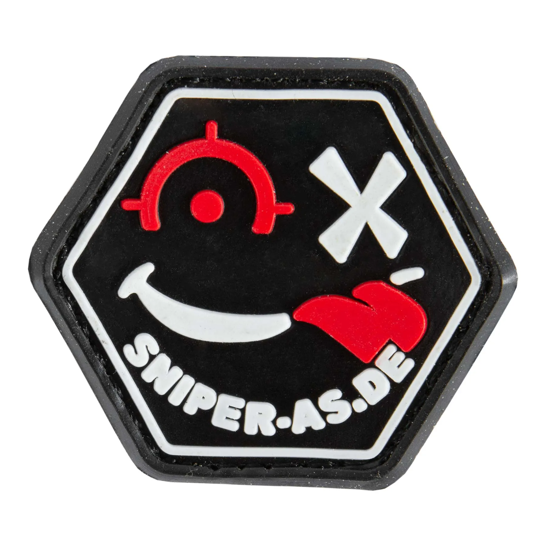 Smiley Hexagon Form Patch Smiley Hexagon Form Patch