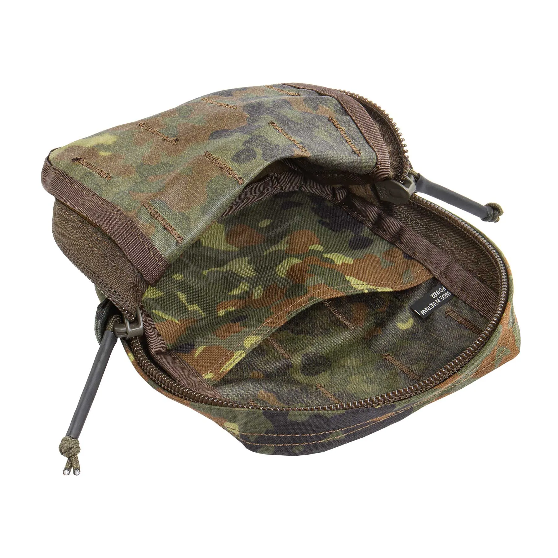 Medium Vertical Utility Pouch Core, Flecktarn Medium Vertical Utility Pouch Core, Flecktarn
