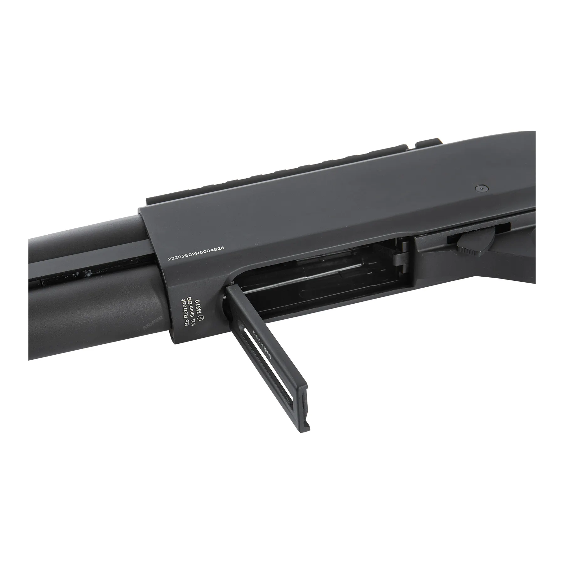 M870 RAS Tri-Shot Action Pumpgun, Black