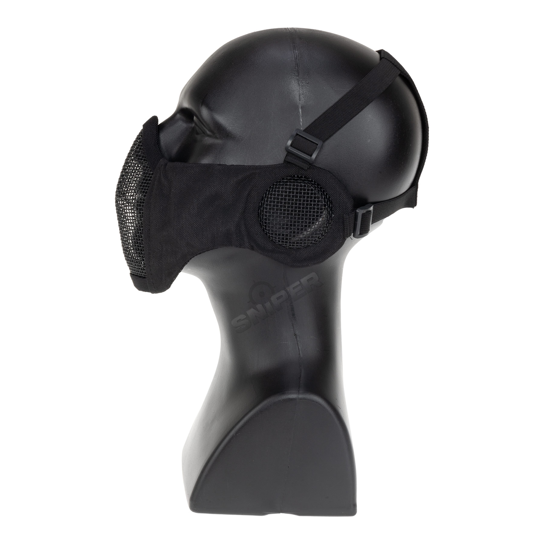 Reapo Mesh Face Mask w/ Ear Protection, Black