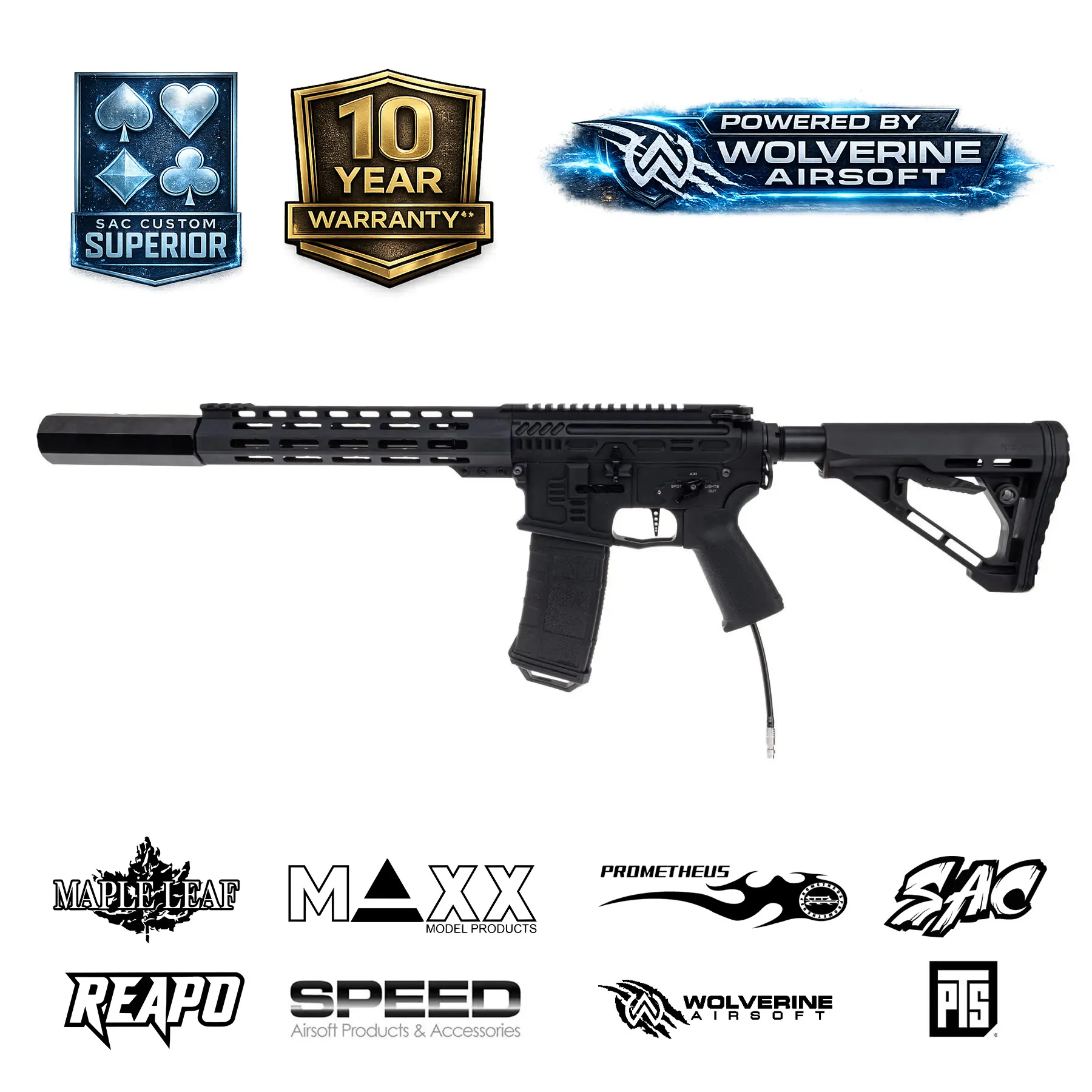 SAC AR SOLID - "Black Hex", HPA