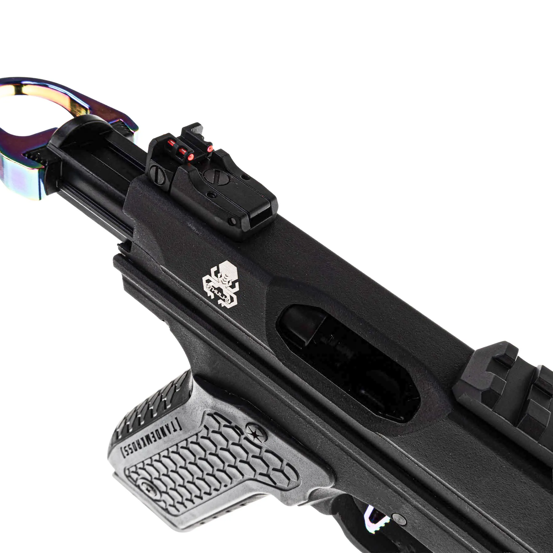 Lancer Tandemkross Cthulhu GBB Softair Pistole, Black/Rainbow